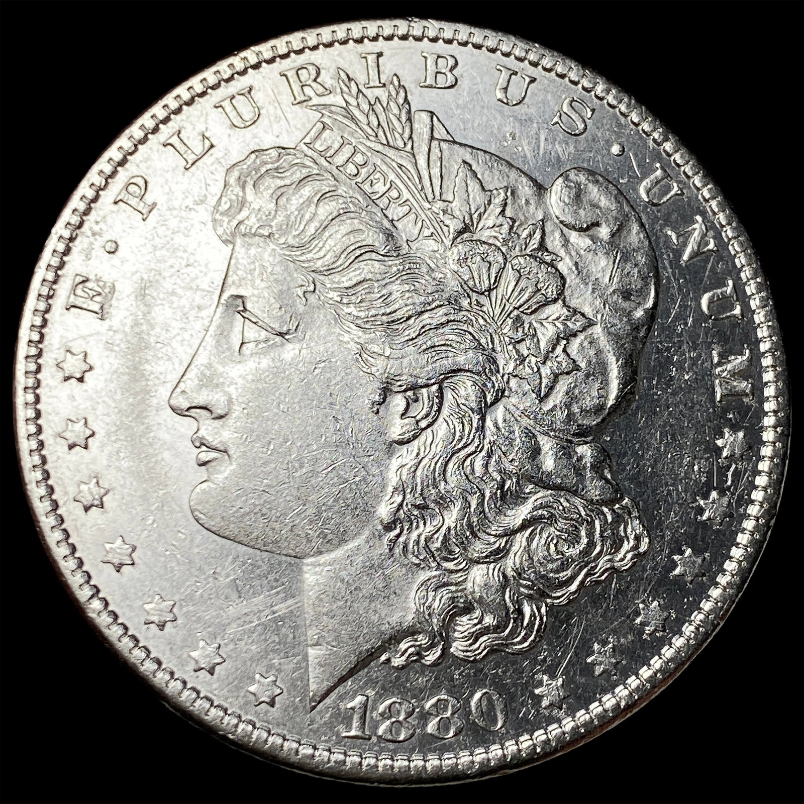 1880 Morgan Silver Dollar CLOSELY UNCIRCULATED (1 of 2)