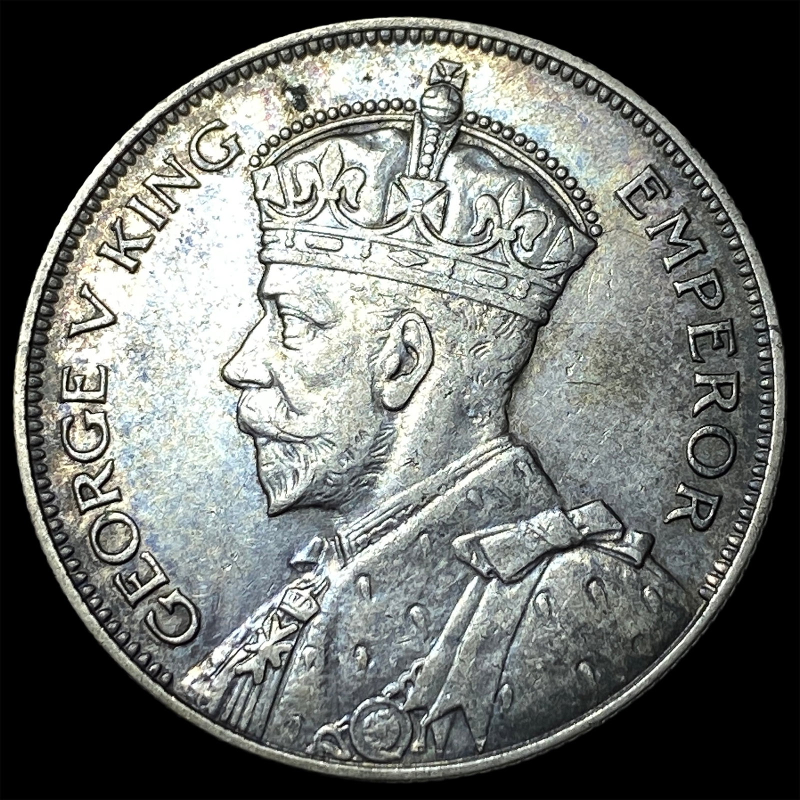 1934 New Zealand Silver 1/2 Crown: 1934 New Zealand Silver 1/2 Crown