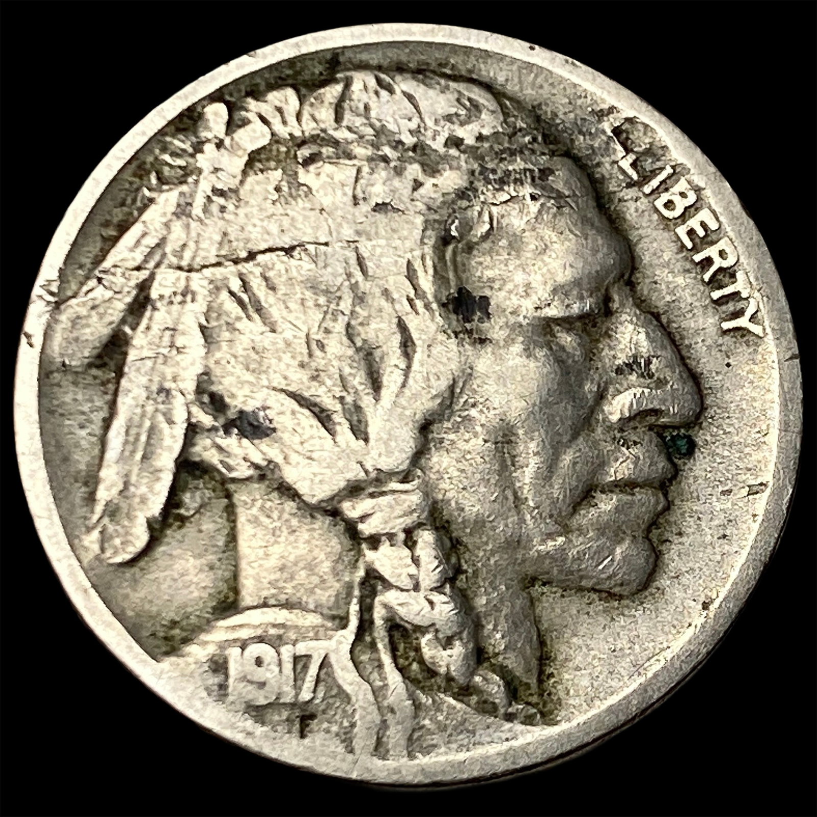 1917-D Buffalo Nickel LIGHTLY CIRCULATED: 1917-D Buffalo Nickel LIGHTLY CIRCULATED