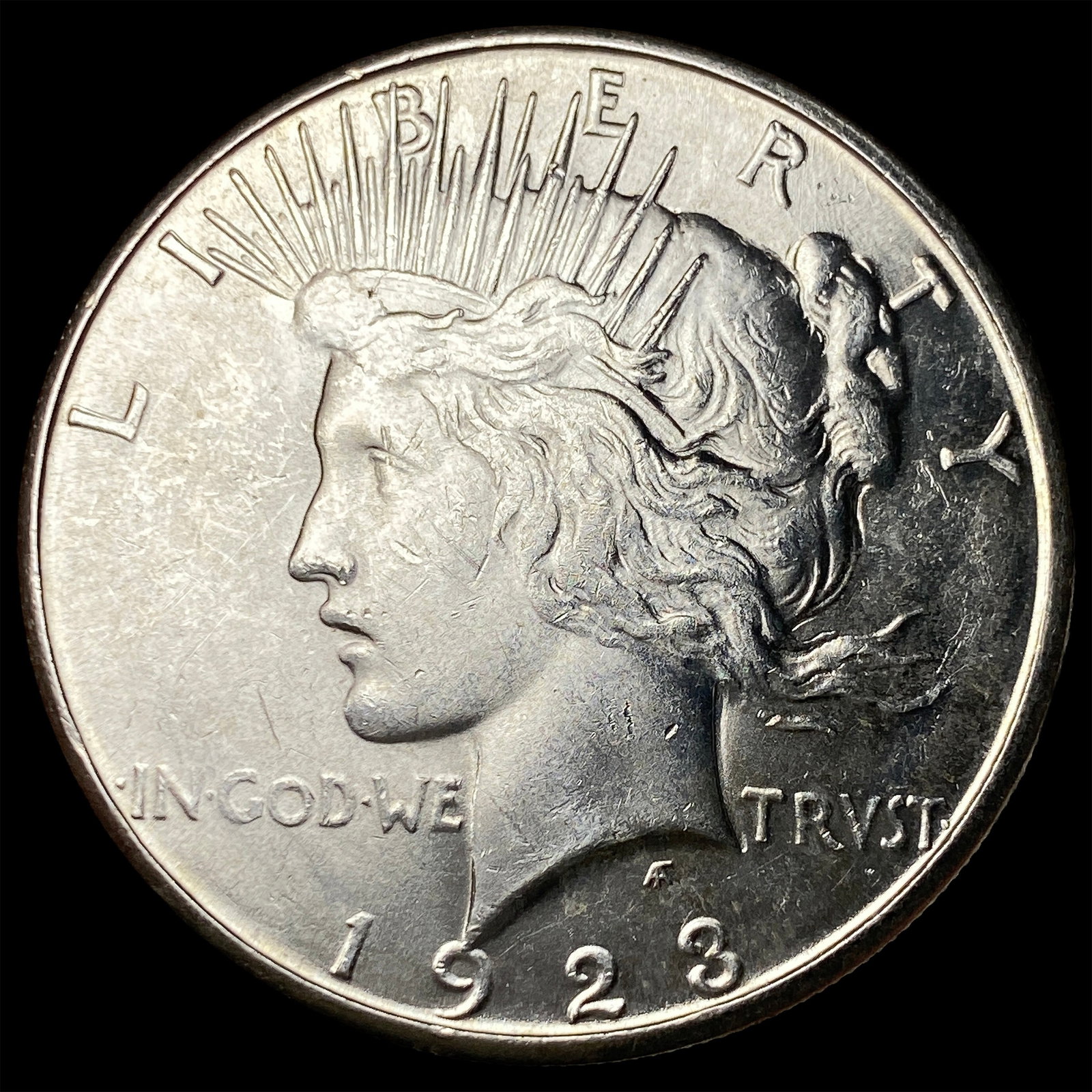 1923-S Silver Peace Dollar UNCIRCULATED: 1923-S Silver Peace Dollar UNCIRCULATED