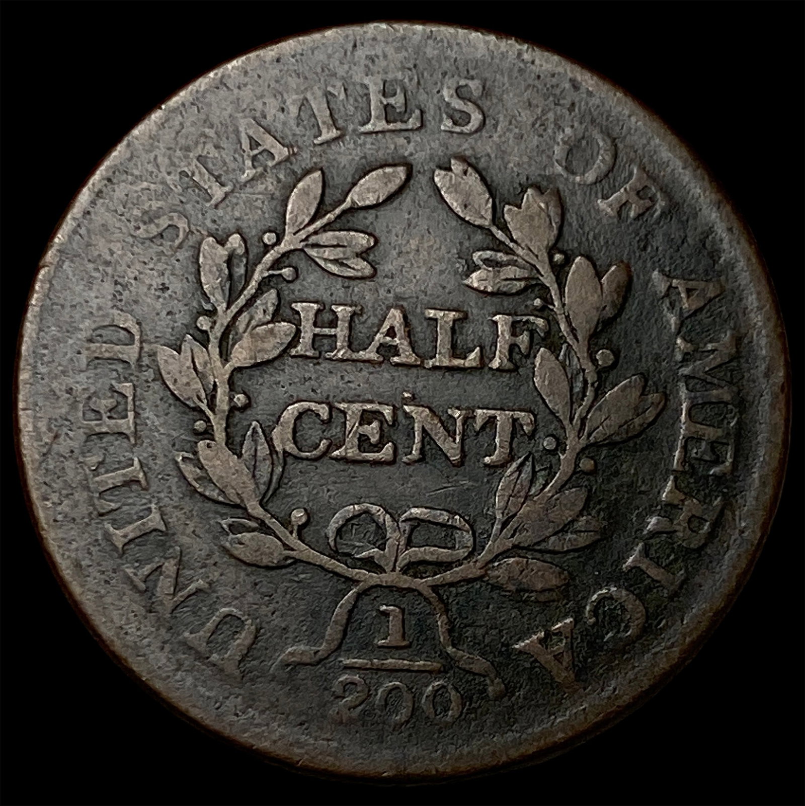 1804 Copper Half Cent LIGHTLY CIRCULATED - 2