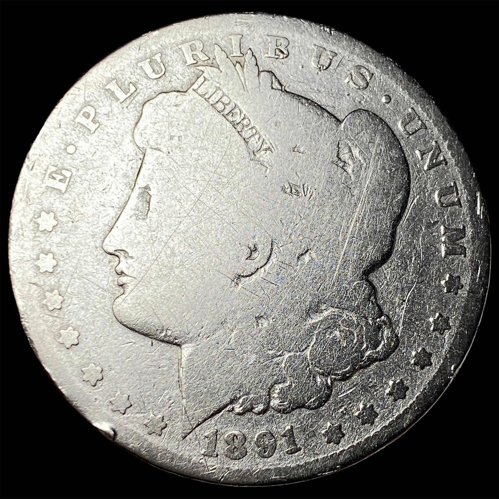 1891-O Silver Morgan Dollar NICELY CIRCULATED: 1891-O Silver Morgan Dollar NICELY CIRCULATED