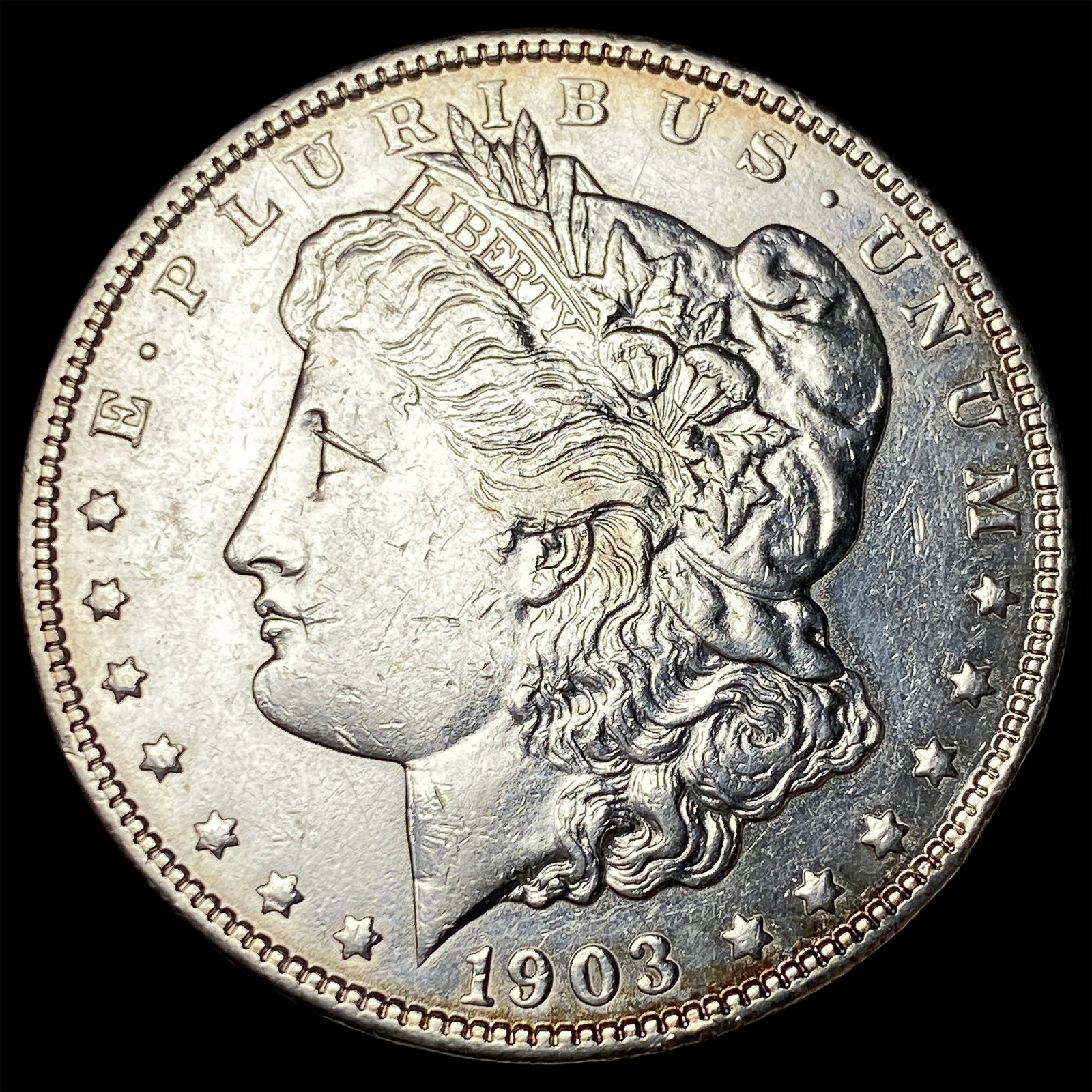1903 Morgan Silver Dollar NEARLY UNCIRCULATED: 1903 Morgan Silver Dollar NEARLY UNCIRCULATED