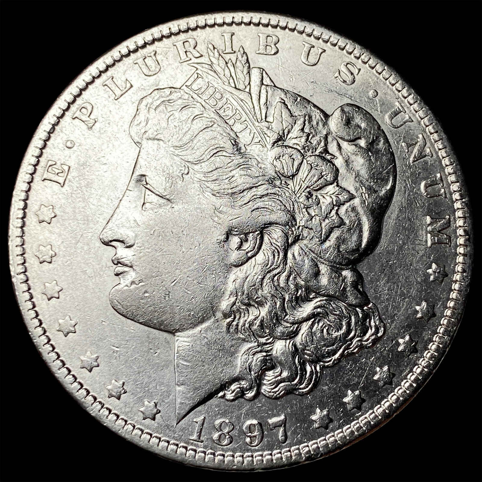 1897-O Silver Morgan Dollar CLOSELY UNCIRCULATED: 1897-O Silver Morgan Dollar CLOSELY UNCIRCULATED