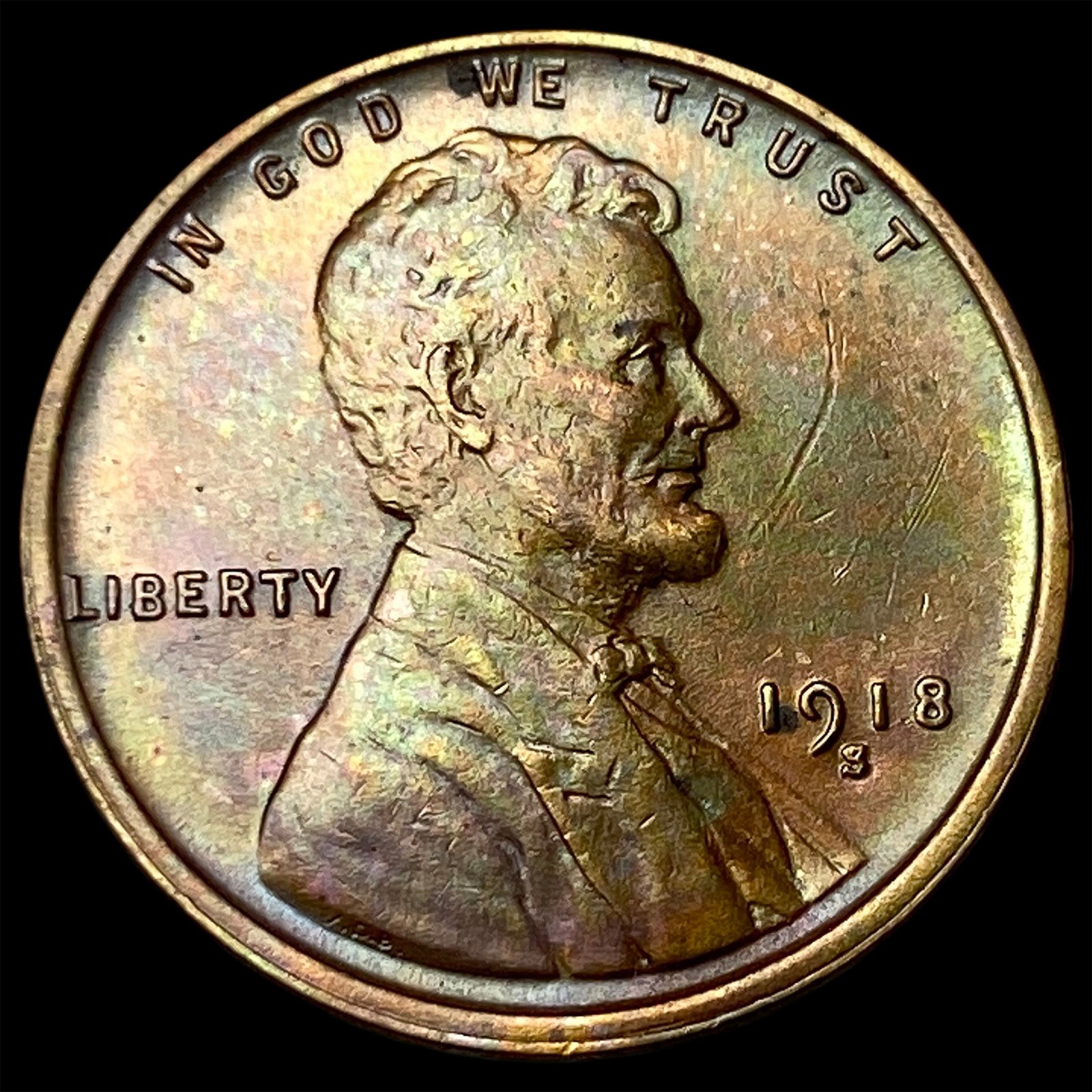 1918-S Lincoln Wheat Cent UNCIRCULATED (1 of 2)