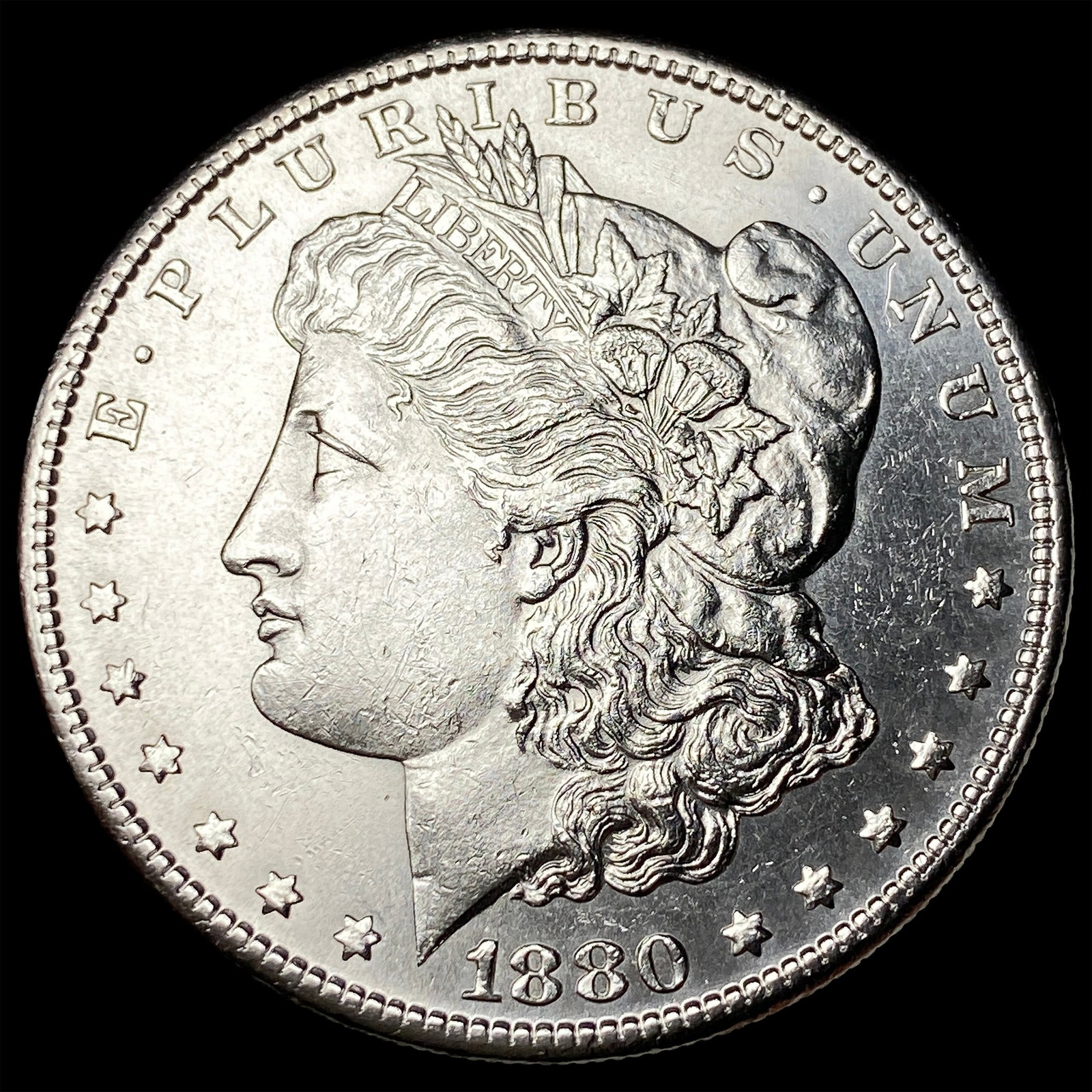 1880-S Silver Morgan Dollar UNCIRCULATED: 1880-S Silver Morgan Dollar UNCIRCULATED