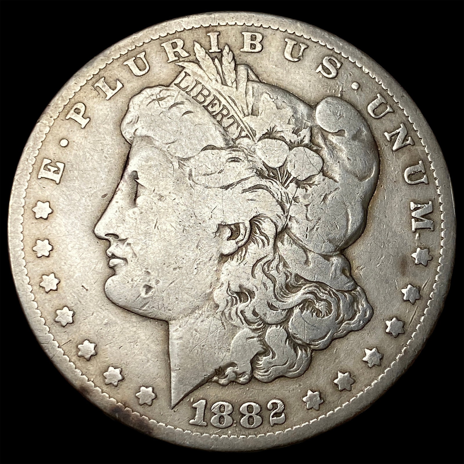 1882-CC Silver Morgan Dollar NICELY CIRCULATED: 1882-CC Silver Morgan Dollar NICELY CIRCULATED