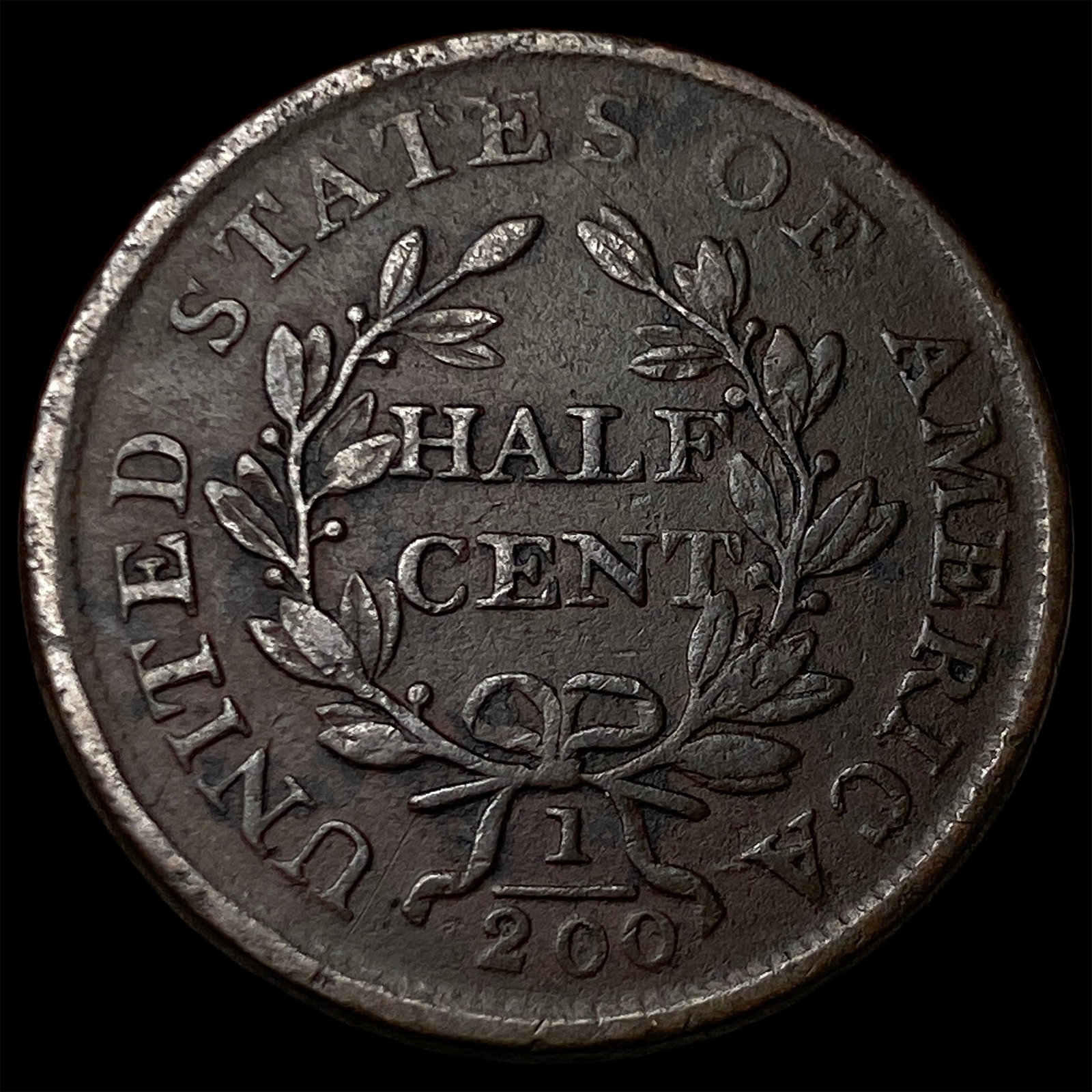 1805 Copper Half Cent LIGHTLY CIRCULATED - 2