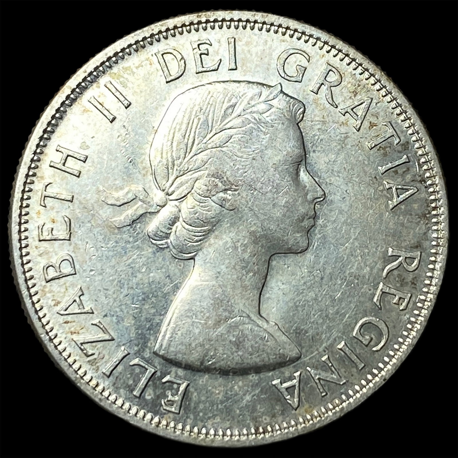 1957 Canada Silver 50 Cents (1 of 2)