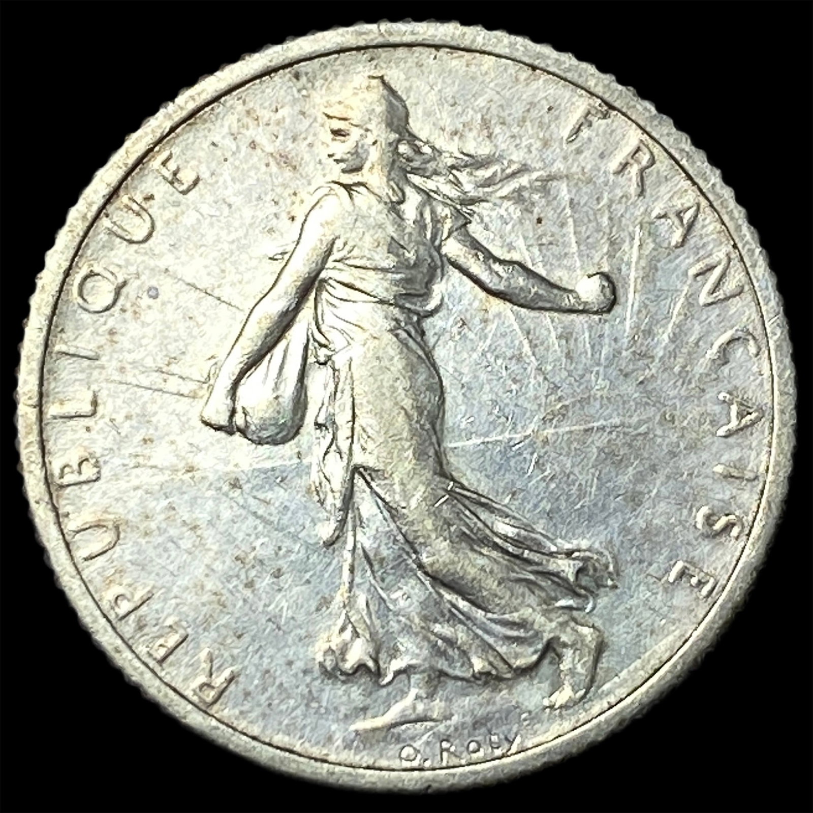 1917 France Silver 1 Franc: 1917 France Silver 1 Franc