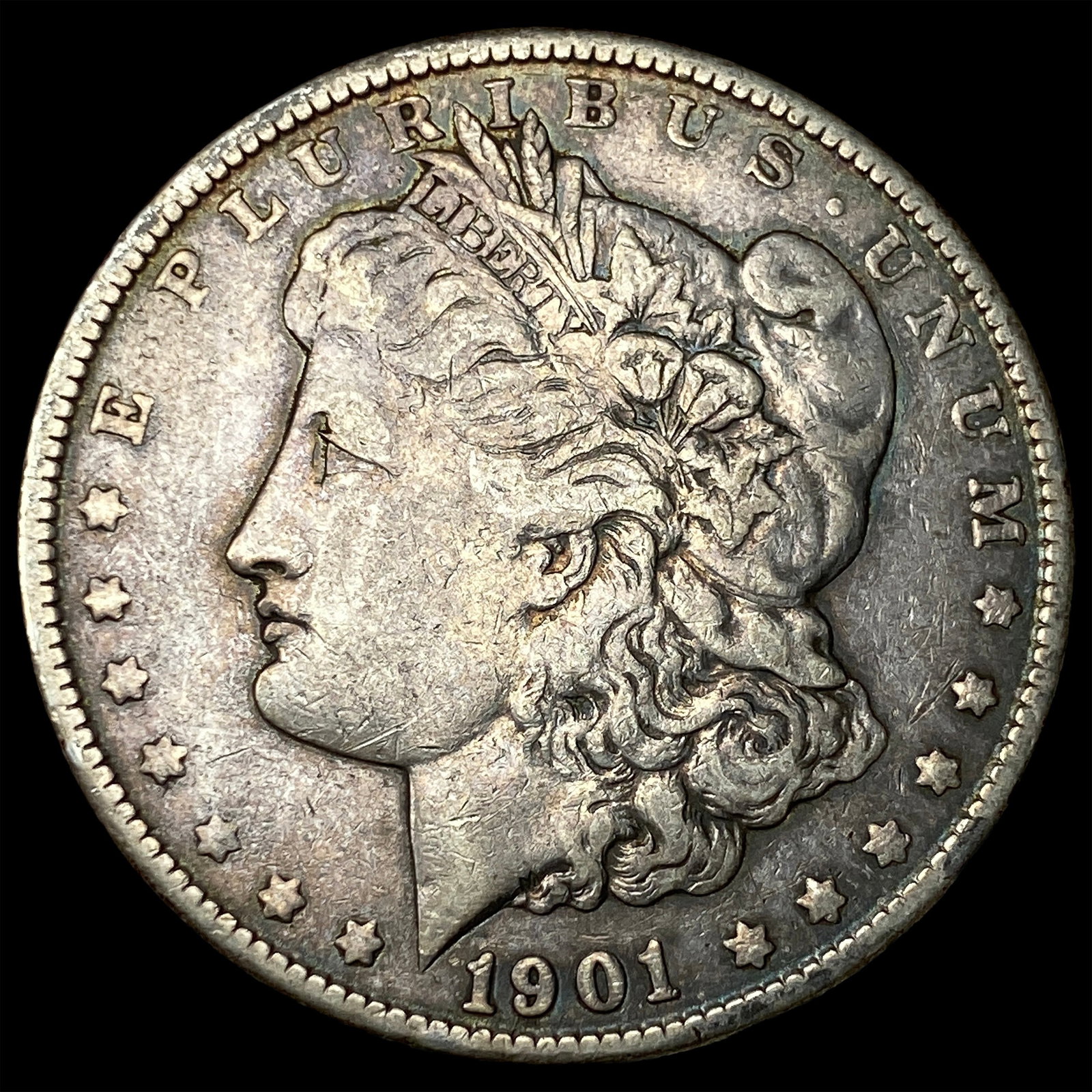 1901 Silver Morgan Dollar NEARLY UNCIRCULATED: 1901 Silver Morgan Dollar NEARLY UNCIRCULATED