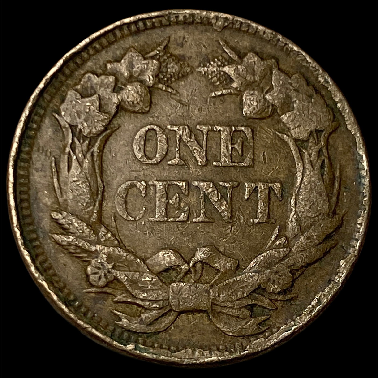 1858 Flying Eagle Cent ABOUT UNCIRCULATED - 2