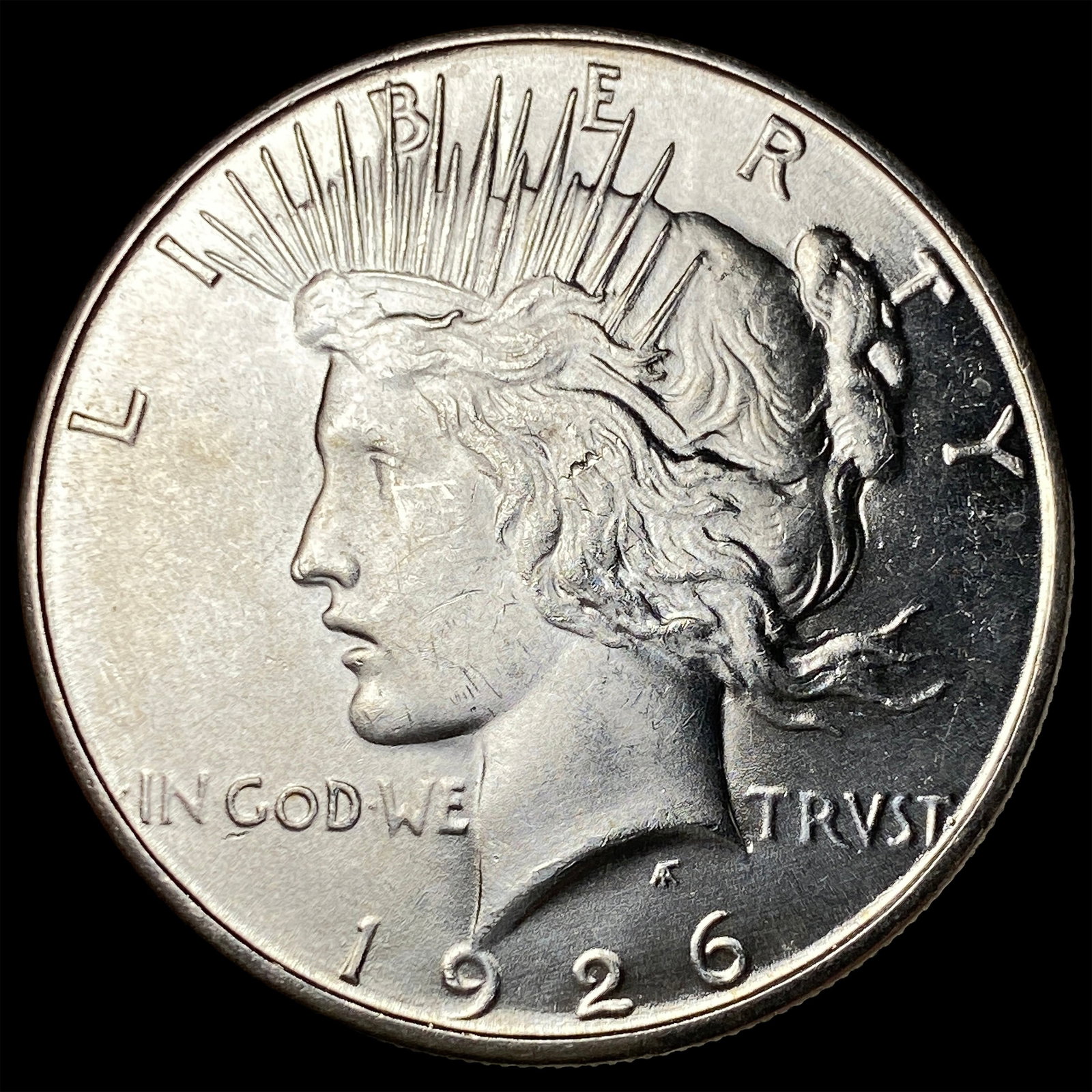 1926-S Silver Peace Dollar CHOICE BU: 1926-S Silver Peace Dollar CHOICE BU