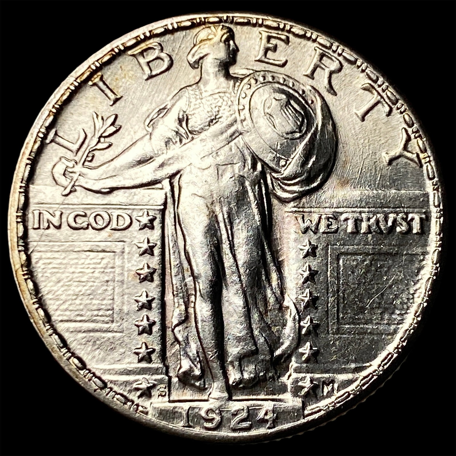 1924 Standing Liberty Quarter CHOICE BU (1 of 2)