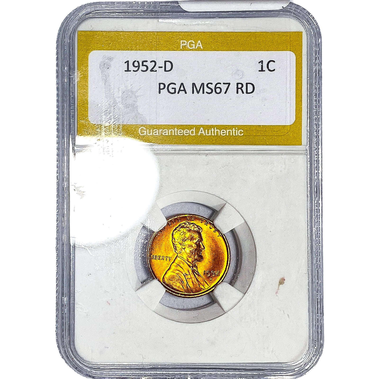 1952-D Wheat Cent PGA MS67 RD (1 of 2)