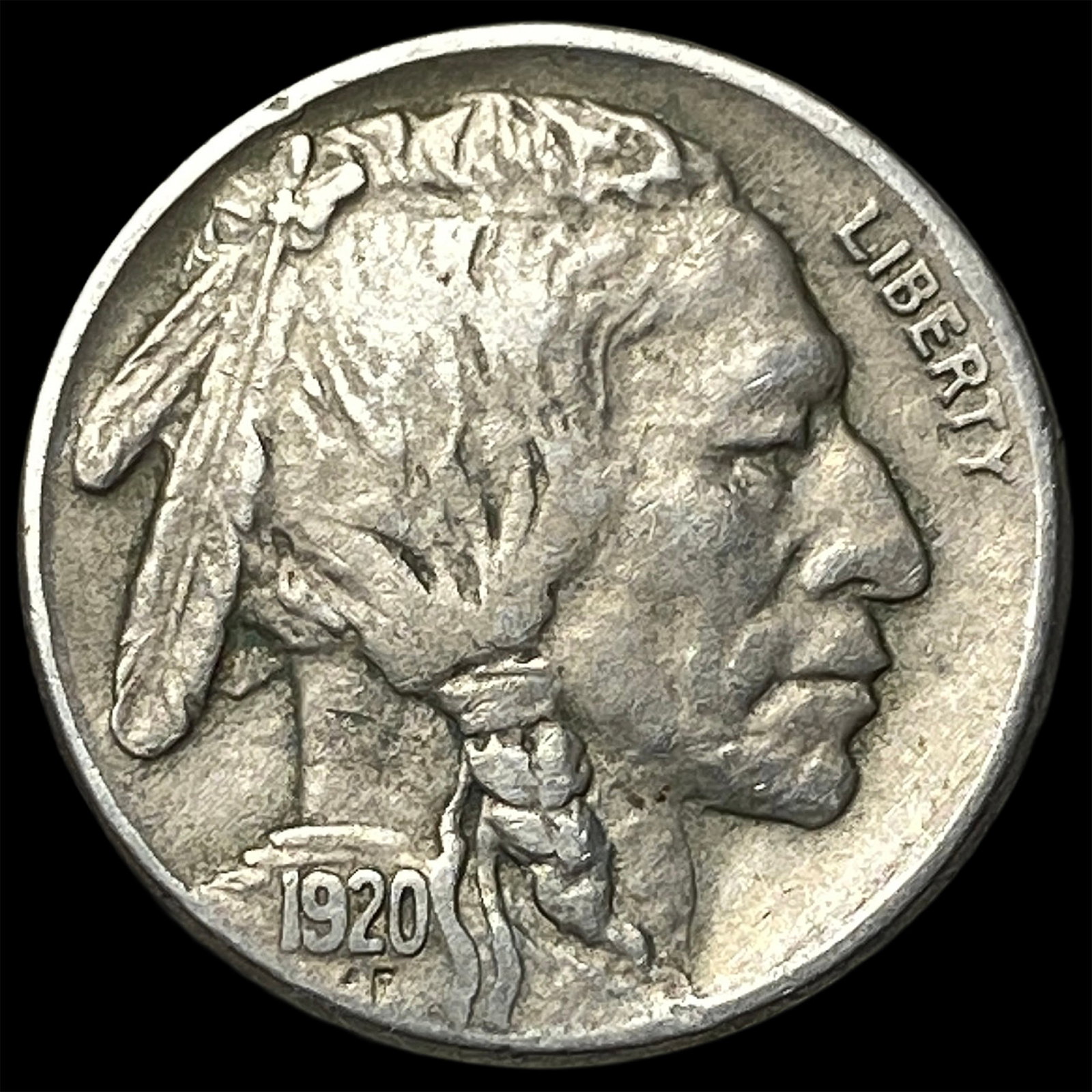 1920-S Buffalo Nickel NEARLY UNCIRCULATED: 1920-S Buffalo Nickel NEARLY UNCIRCULATED