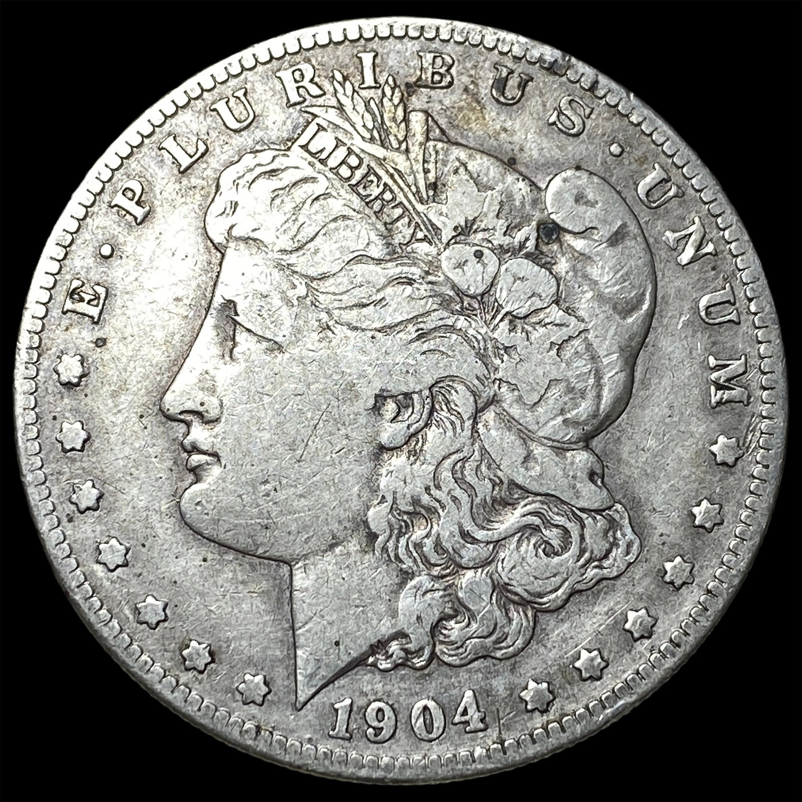 1904-S Silver Morgan Dollar NICELY CIRCULATED: 1904-S Silver Morgan Dollar NICELY CIRCULATED