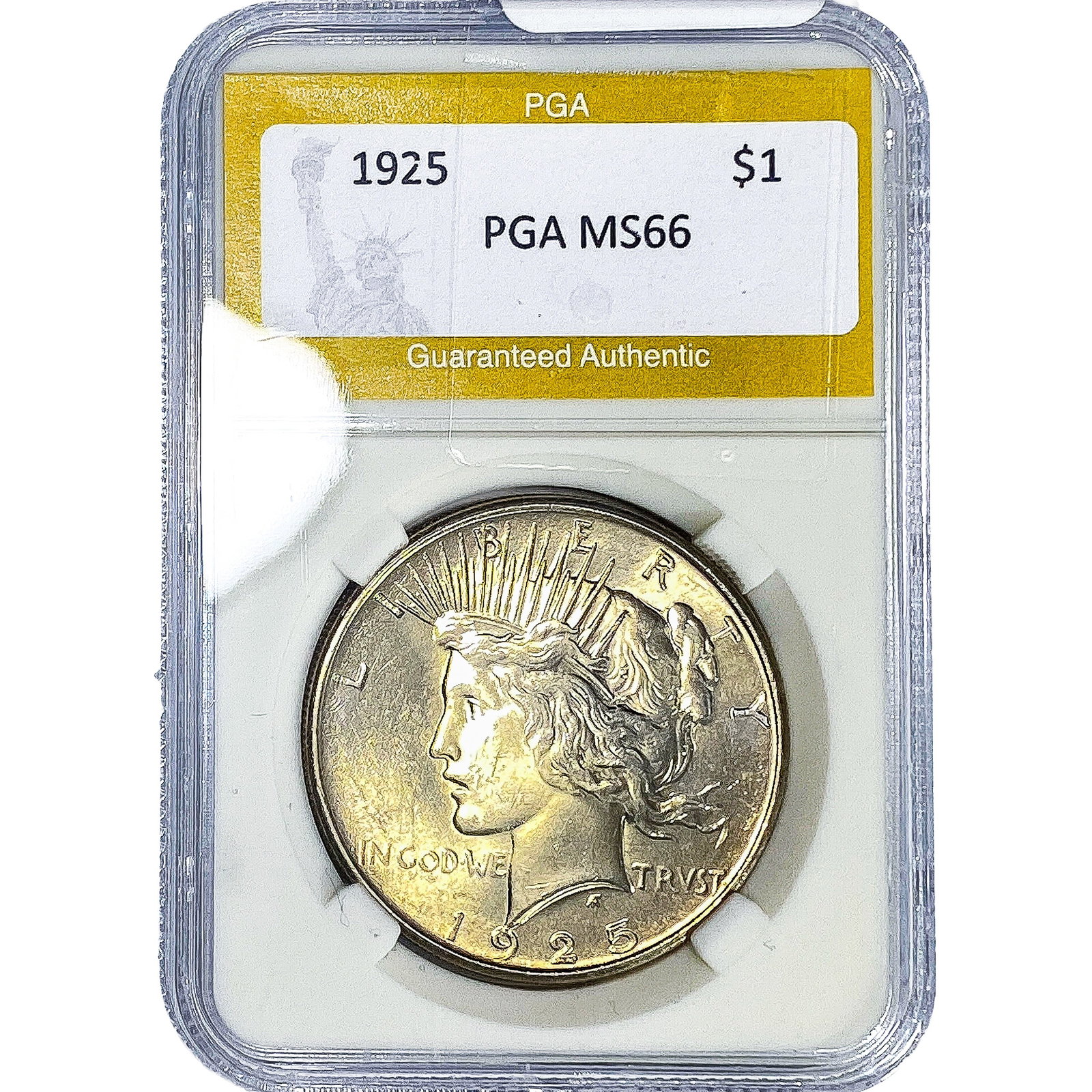 1925 Silver Peace Dollar PGA MS66 (1 of 2)