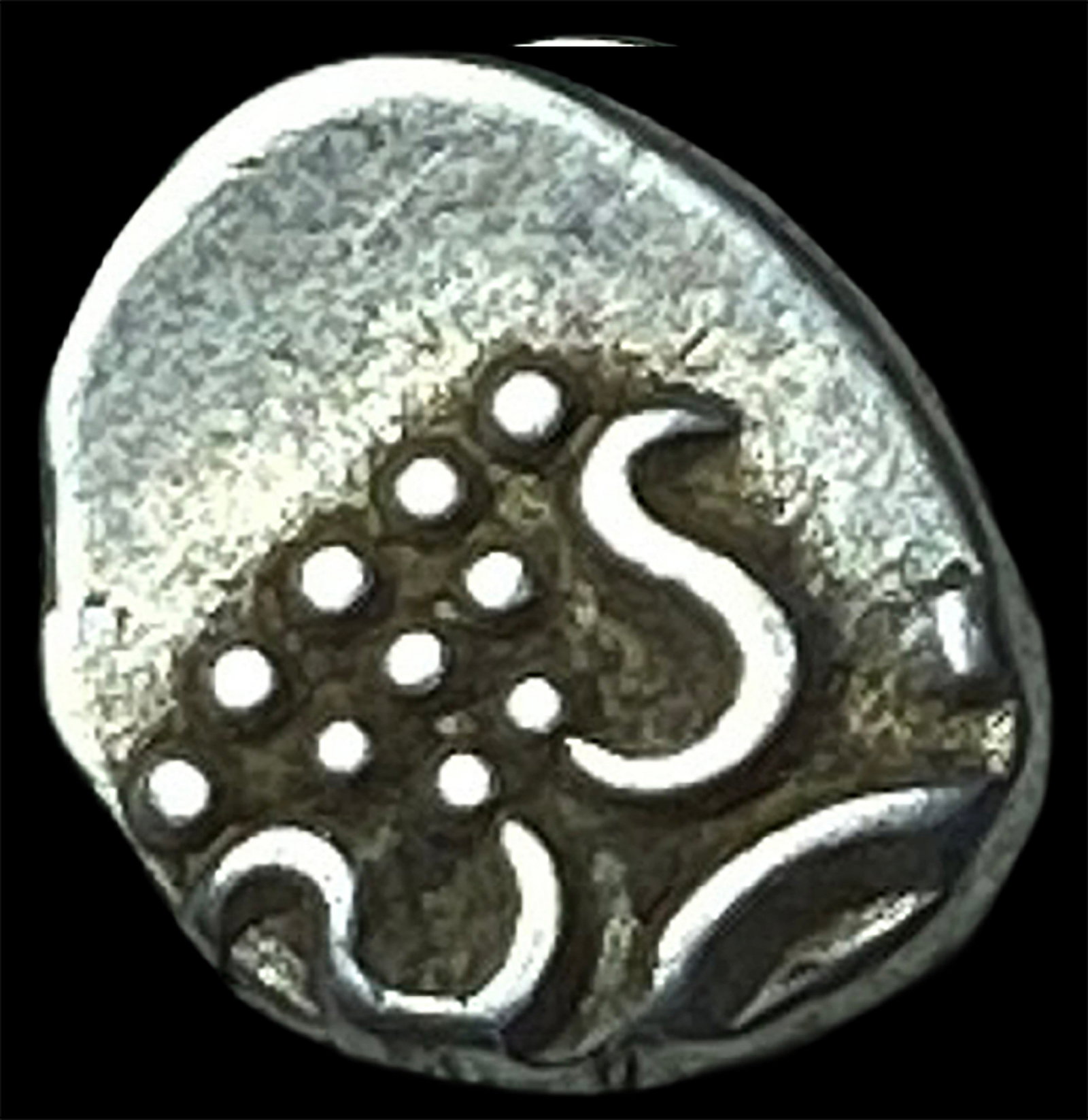 1800-1880 India SIlver Fanam: 1800-1880 India SIlver Fanam
