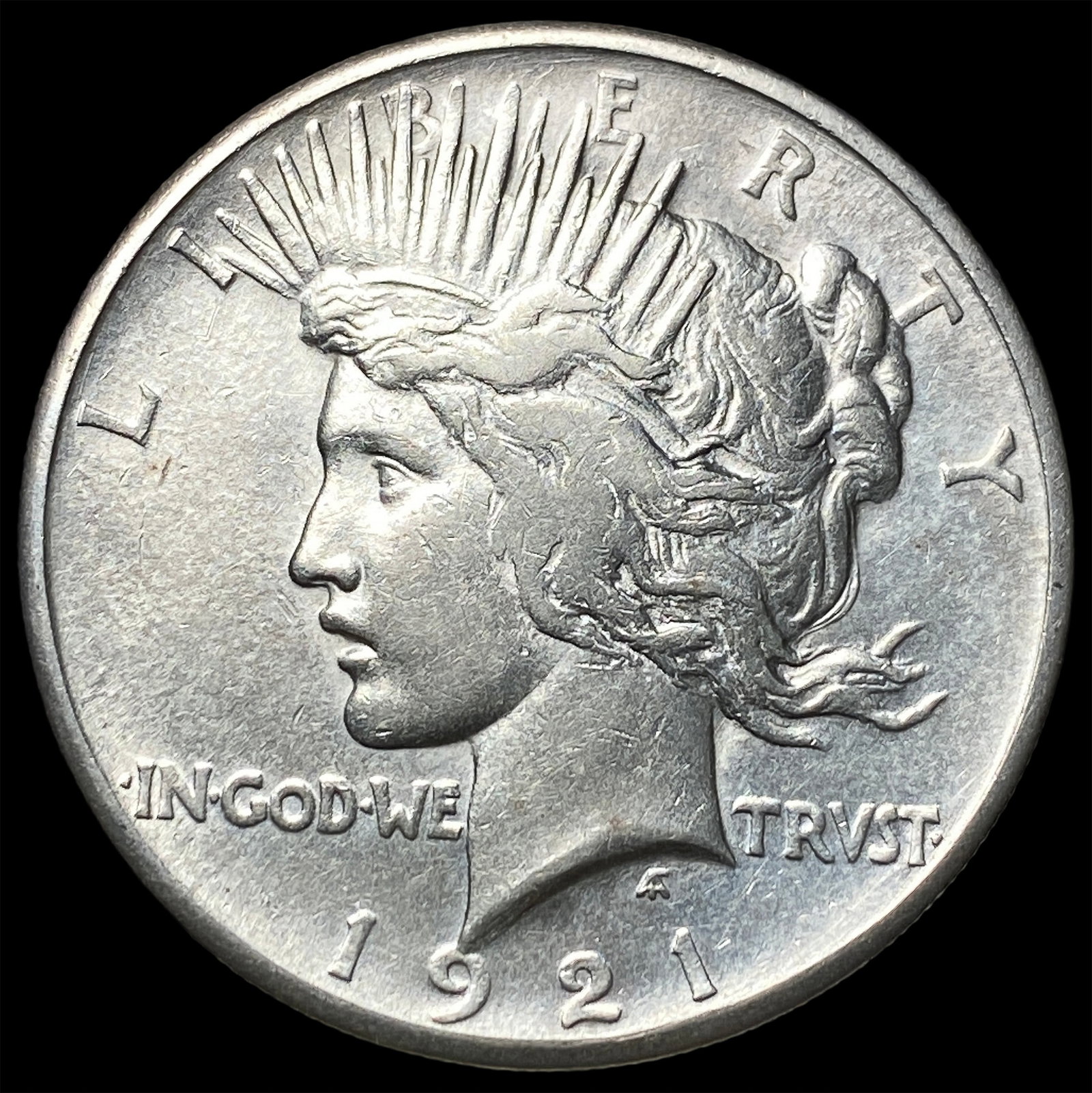 1921 Silver Peace Dollar CHOICE AU: 1921 Silver Peace Dollar CHOICE AU