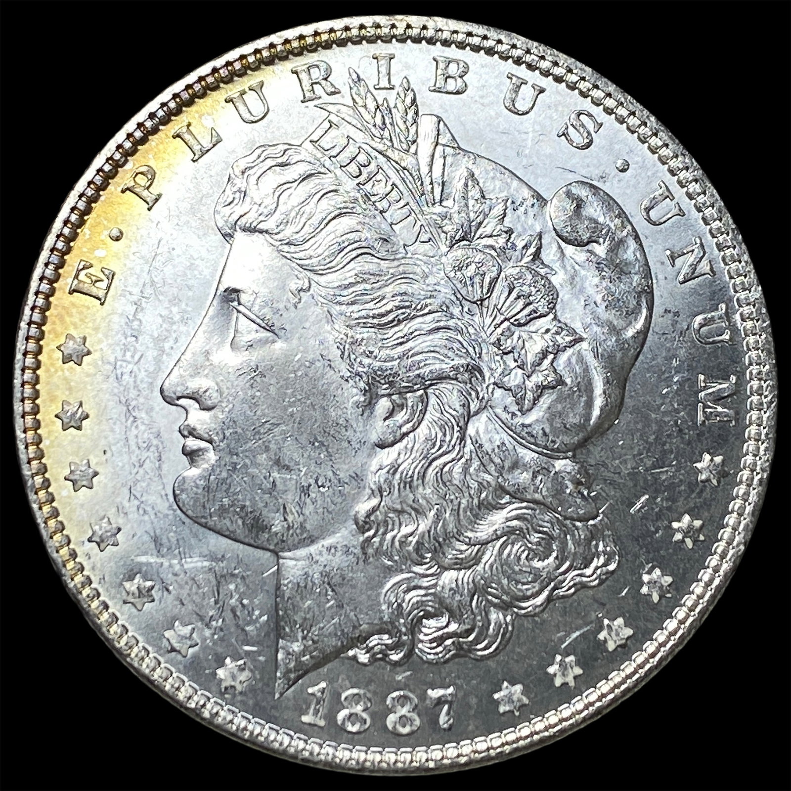 1887 Morgan Silver Dollar CHOICE BU: 1887 Morgan Silver Dollar CHOICE BU