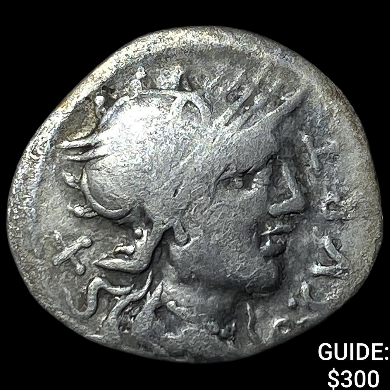 Roman Republic c. 117-116 BC Silver Deanrius (1 of 2)