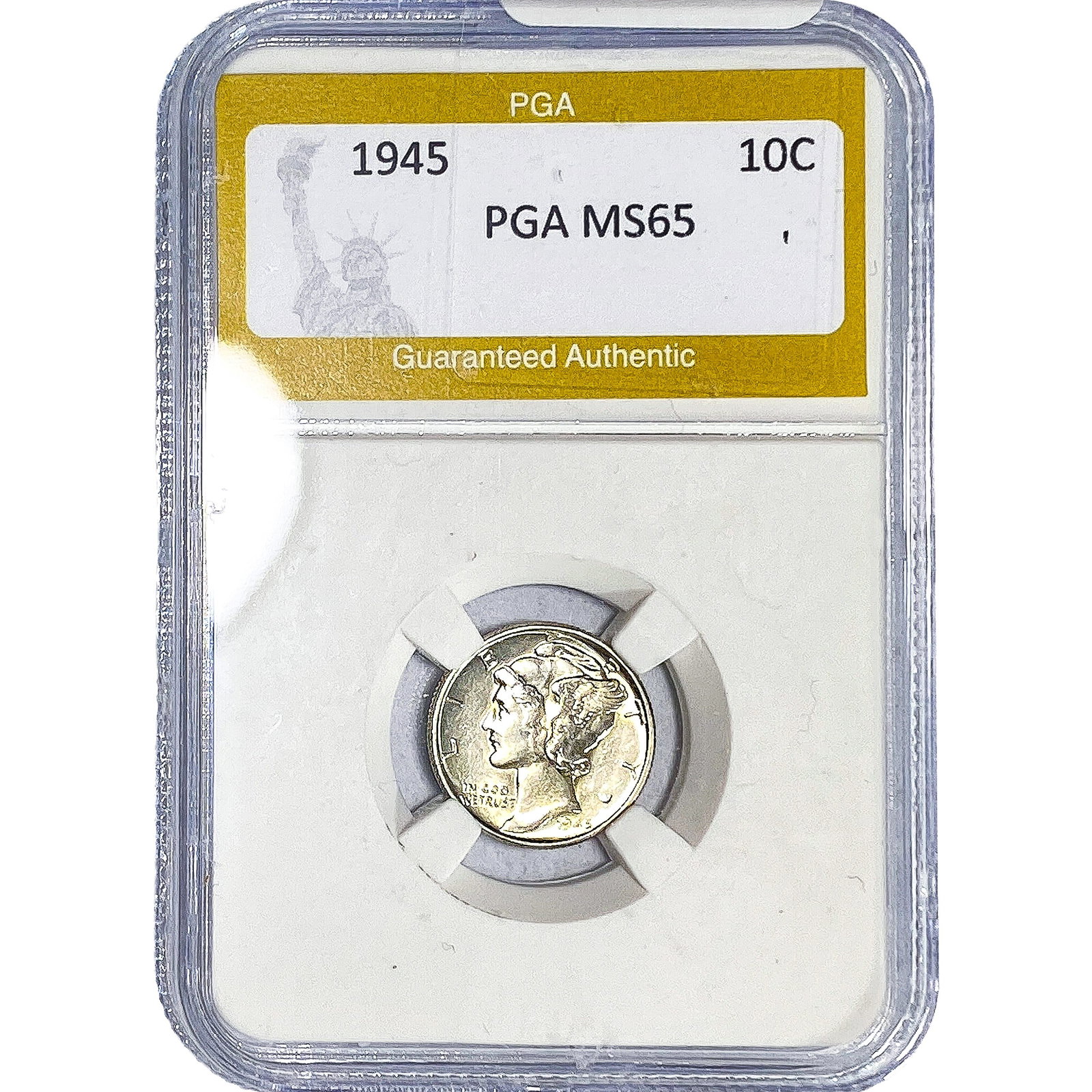 1945 Mercury Silver Dime PGA MS65: 1945 Mercury Silver Dime PGA MS65