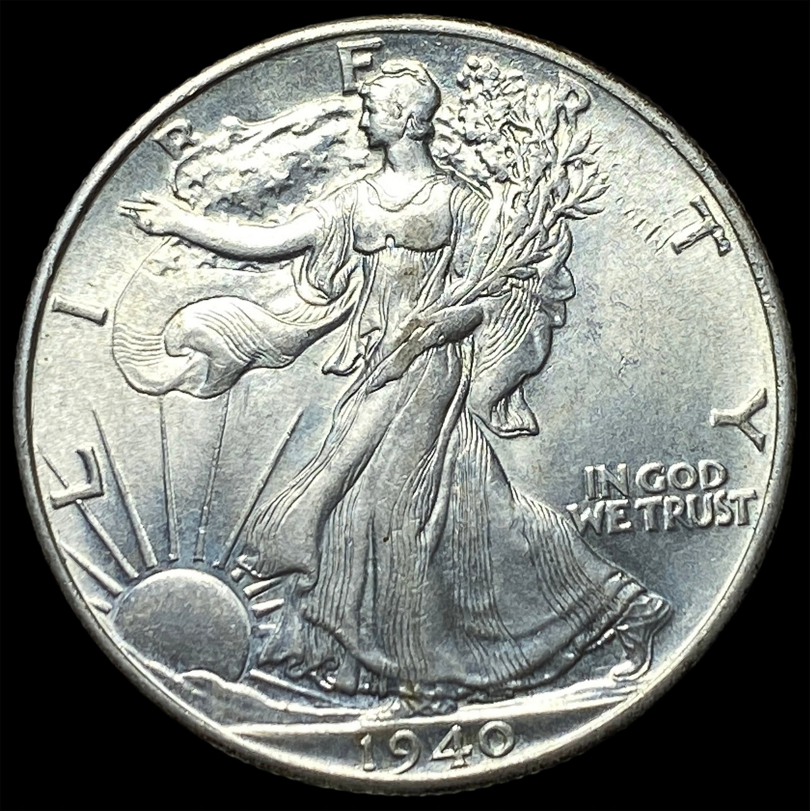 1940 Silver Half Dollar (Walking Liberty) UNCIRCULATED: 1940 Silver Half Dollar (Walking Liberty) UNCIRCULATED