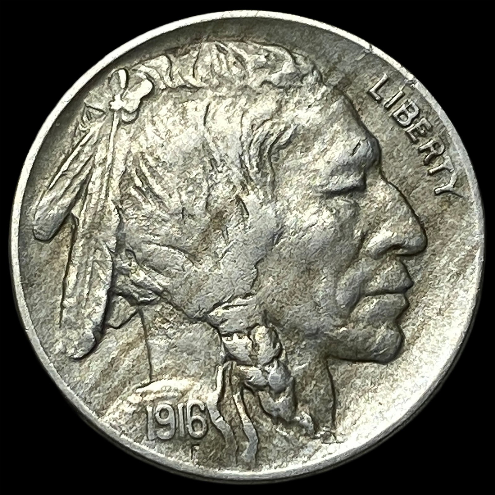 1916-D Buffalo Nickel CLOSELY UNCIRCULATED (1 of 2)