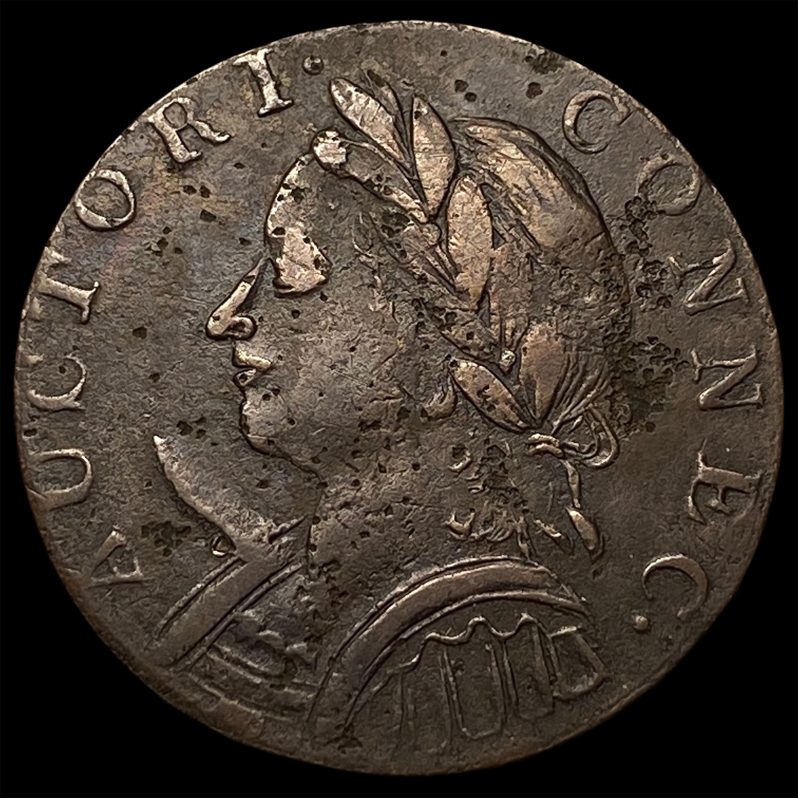 1787 Connecticut Copper Coin NICELY CIRCULATED (1 of 2)