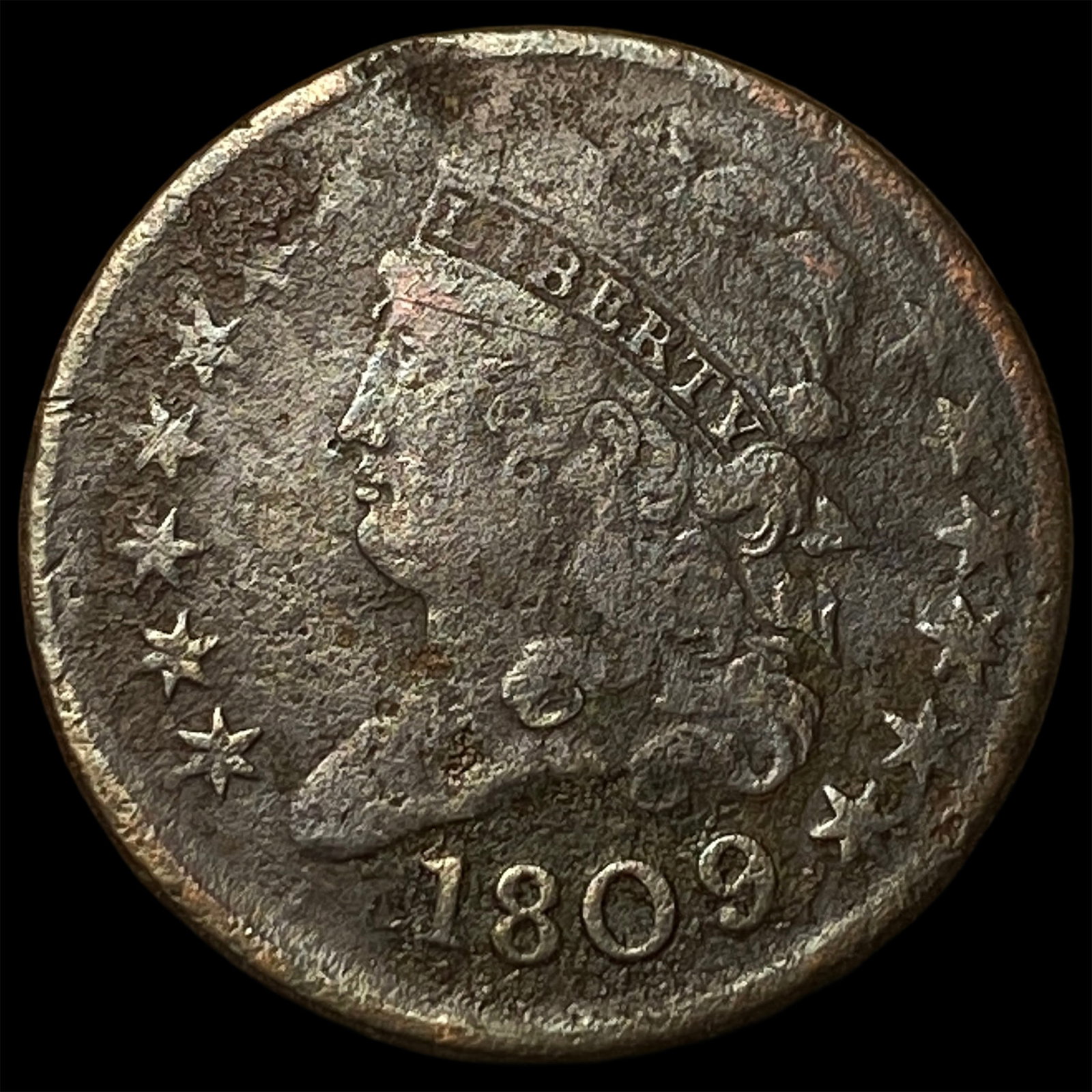 1809 Classic Head Half Cent LIGHTLY CIRCULATED (1 of 2)