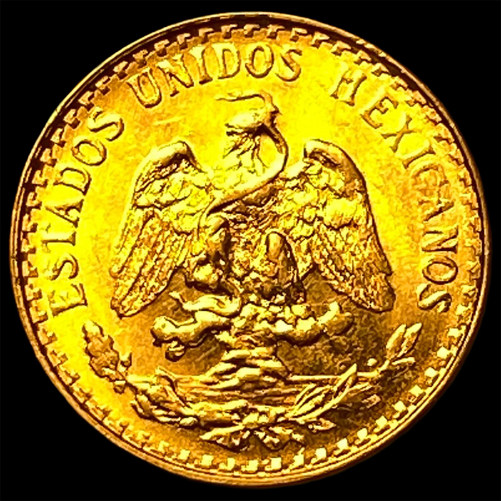 1945 Mexico Gold 2 Pesos CHOICE BU: 1945 Mexico Gold 2 Pesos CHOICE BU