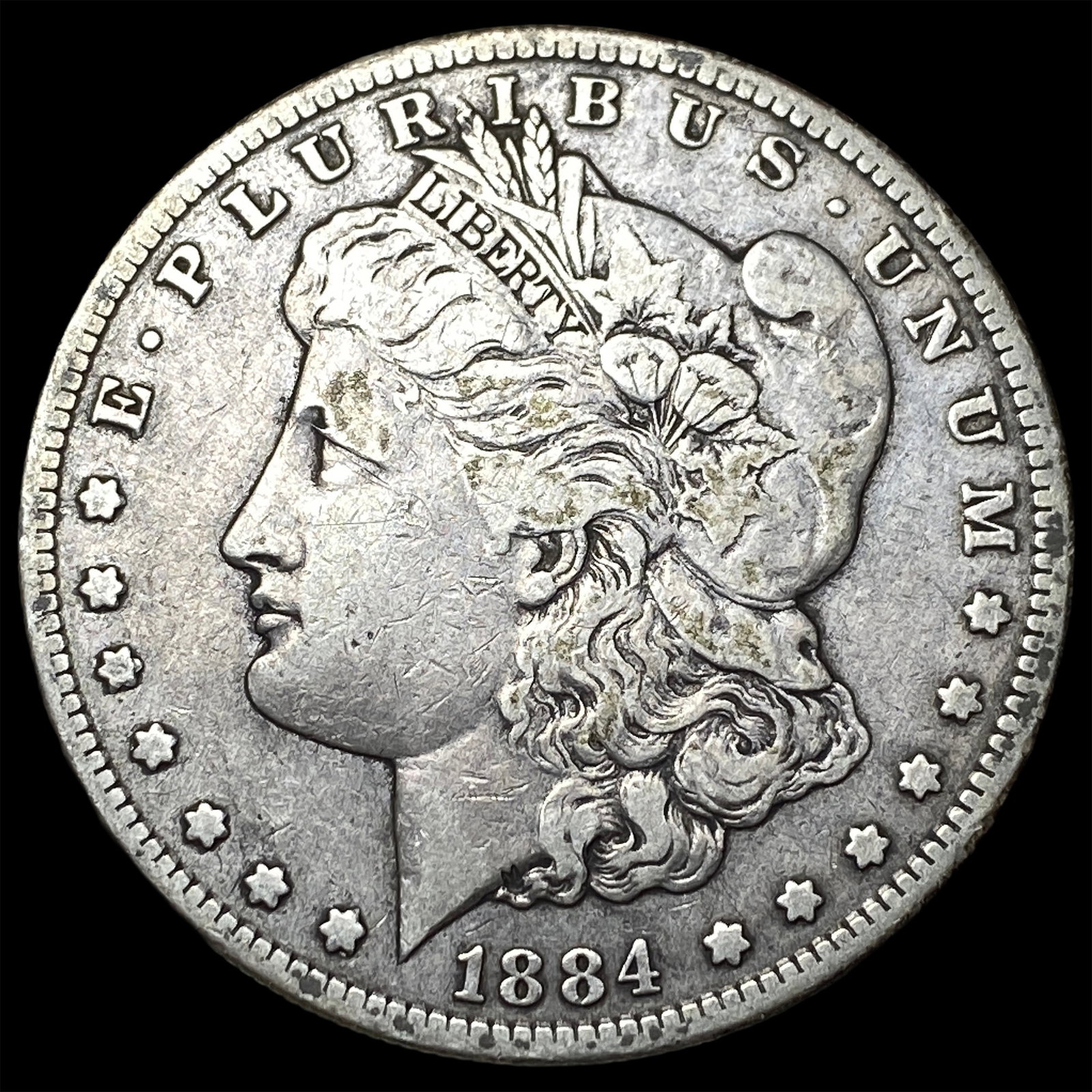 1884 Silver Morgan Dollar NEARLY UNCIRCULATED: 1884 Silver Morgan Dollar NEARLY UNCIRCULATED