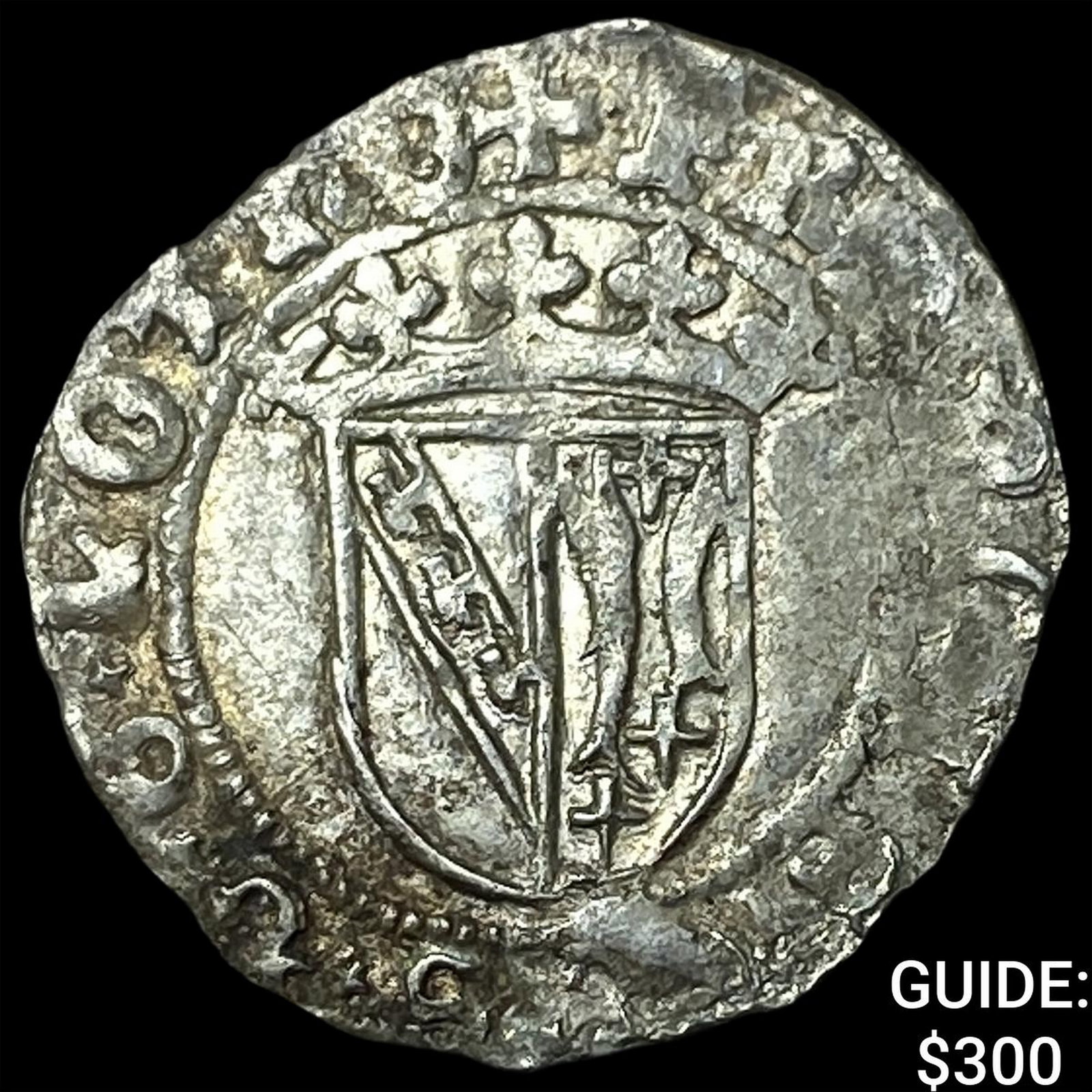 France Francois I 1544-45 Silver Demi-Gros (1 of 2)