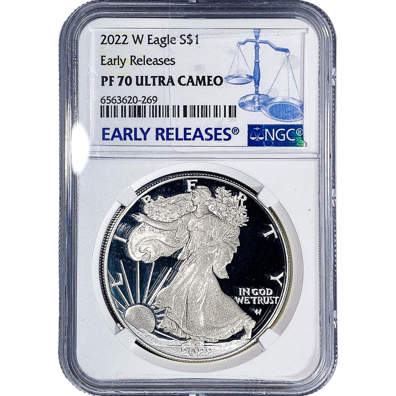 2022-W Silver Eagle NGC PF70 Ultra Cameo: 2022-W Silver Eagle NGC PF70 Ultra Cameo