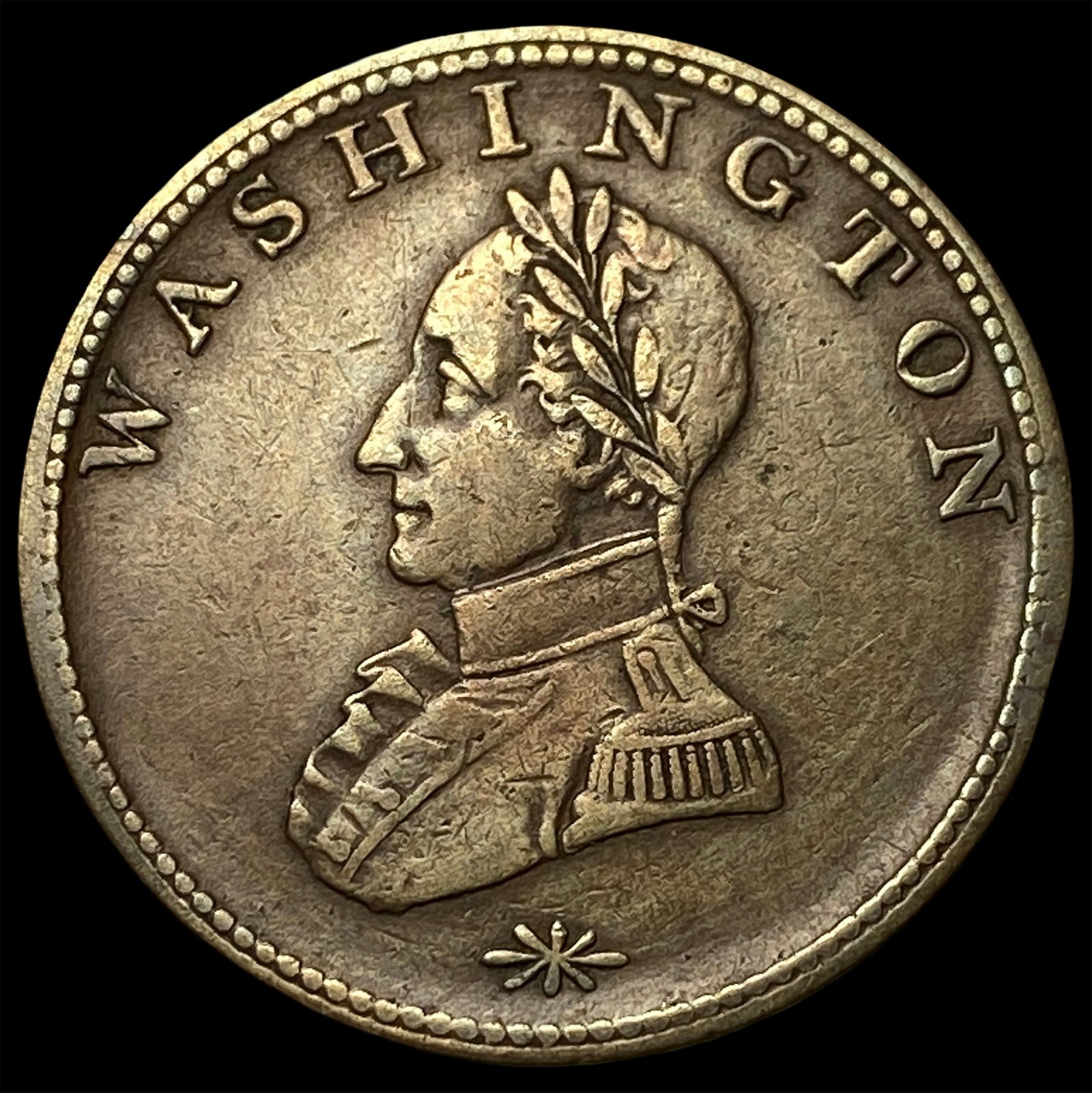 1791 Washington Cent Large Eagle Reverse CHOICE AU (1 of 2)