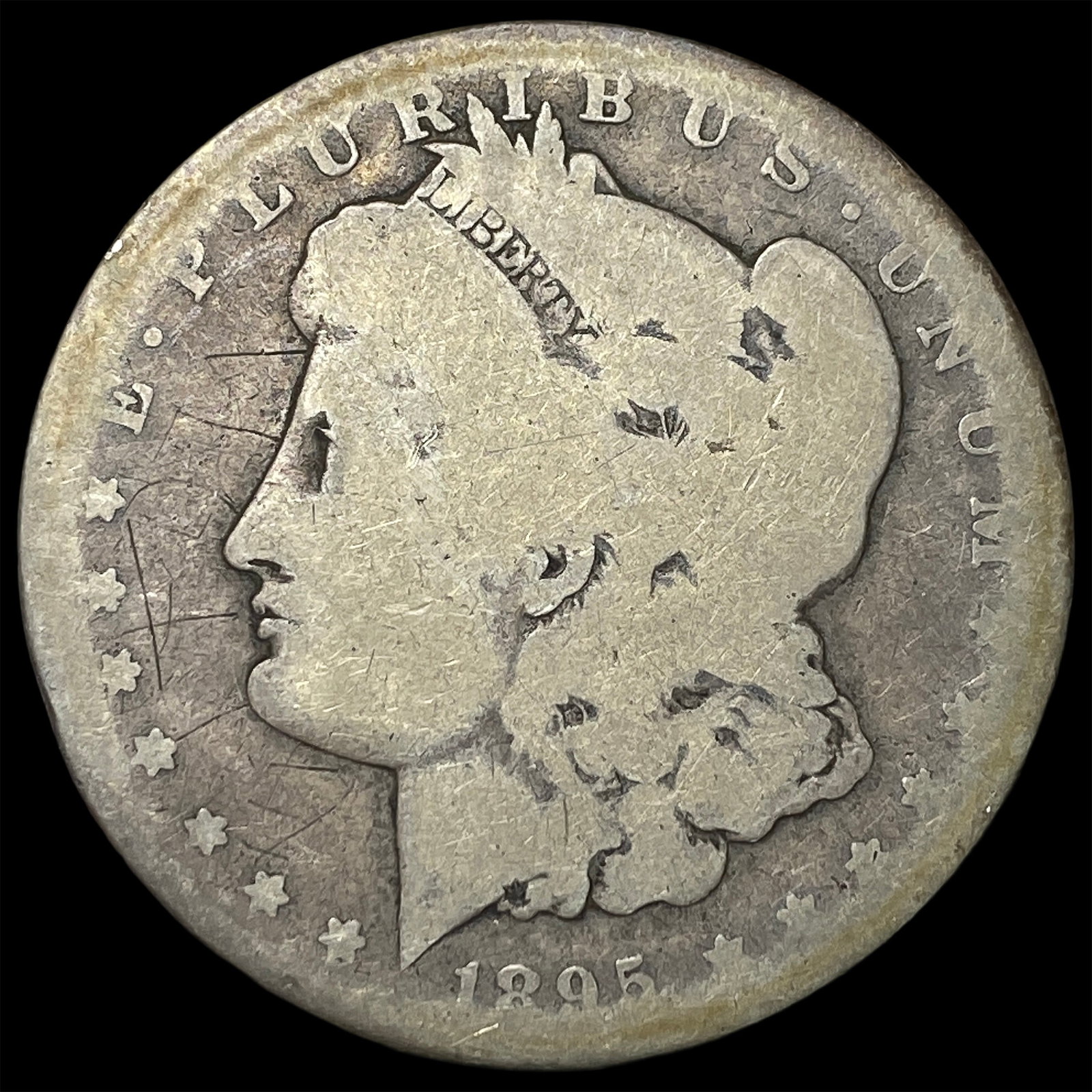 1895-S Silver Morgan Dollar NICELY CIRCULATED: 1895-S Silver Morgan Dollar NICELY CIRCULATED