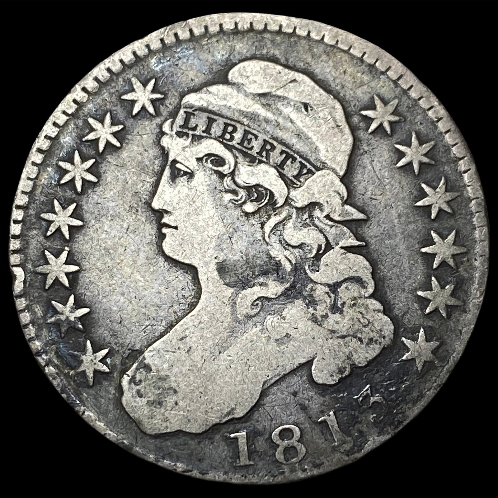 1813 Capped Bust Half Dollar LIGHTLY CIRCULATED (1 of 2)