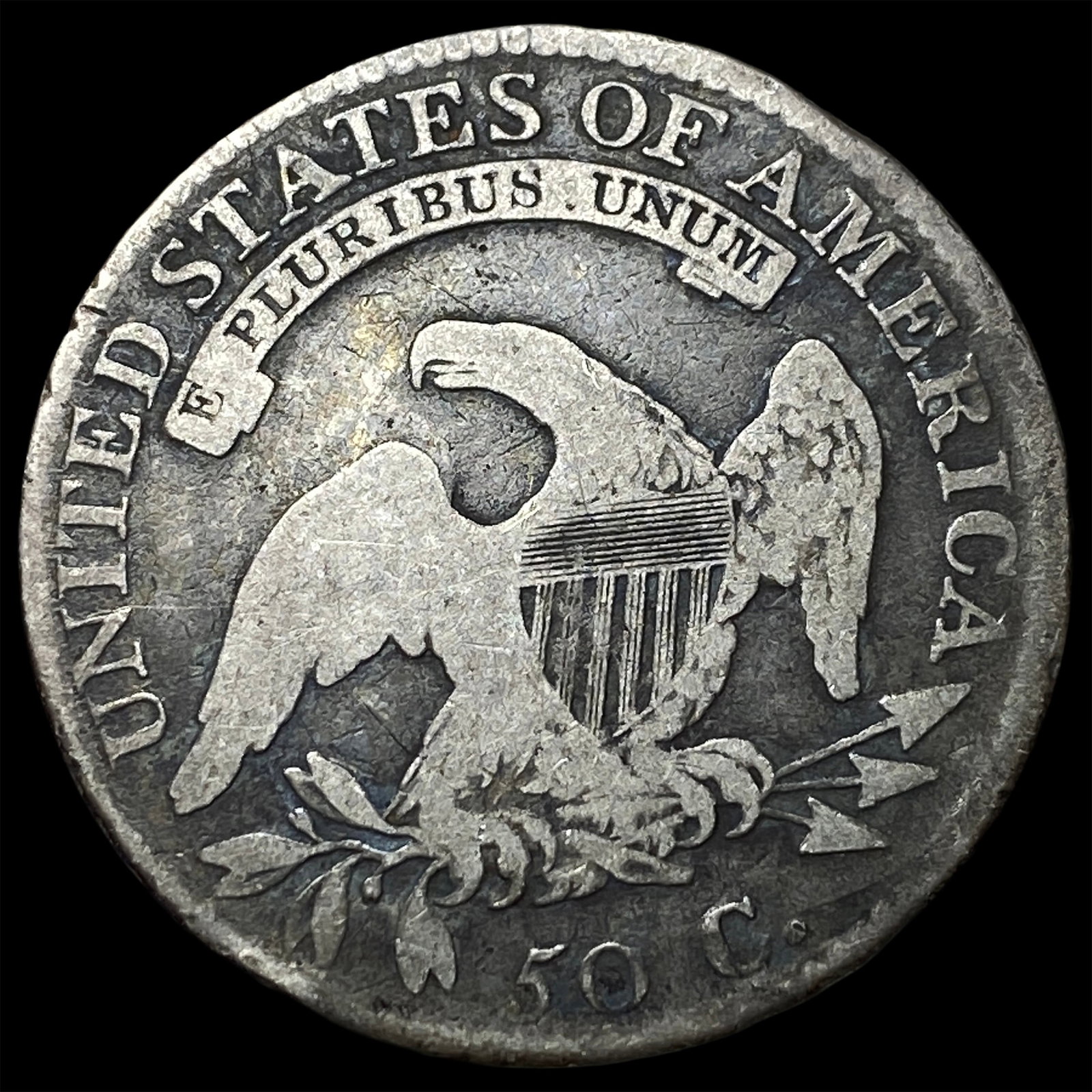 1813 Capped Bust Half Dollar LIGHTLY CIRCULATED - 2