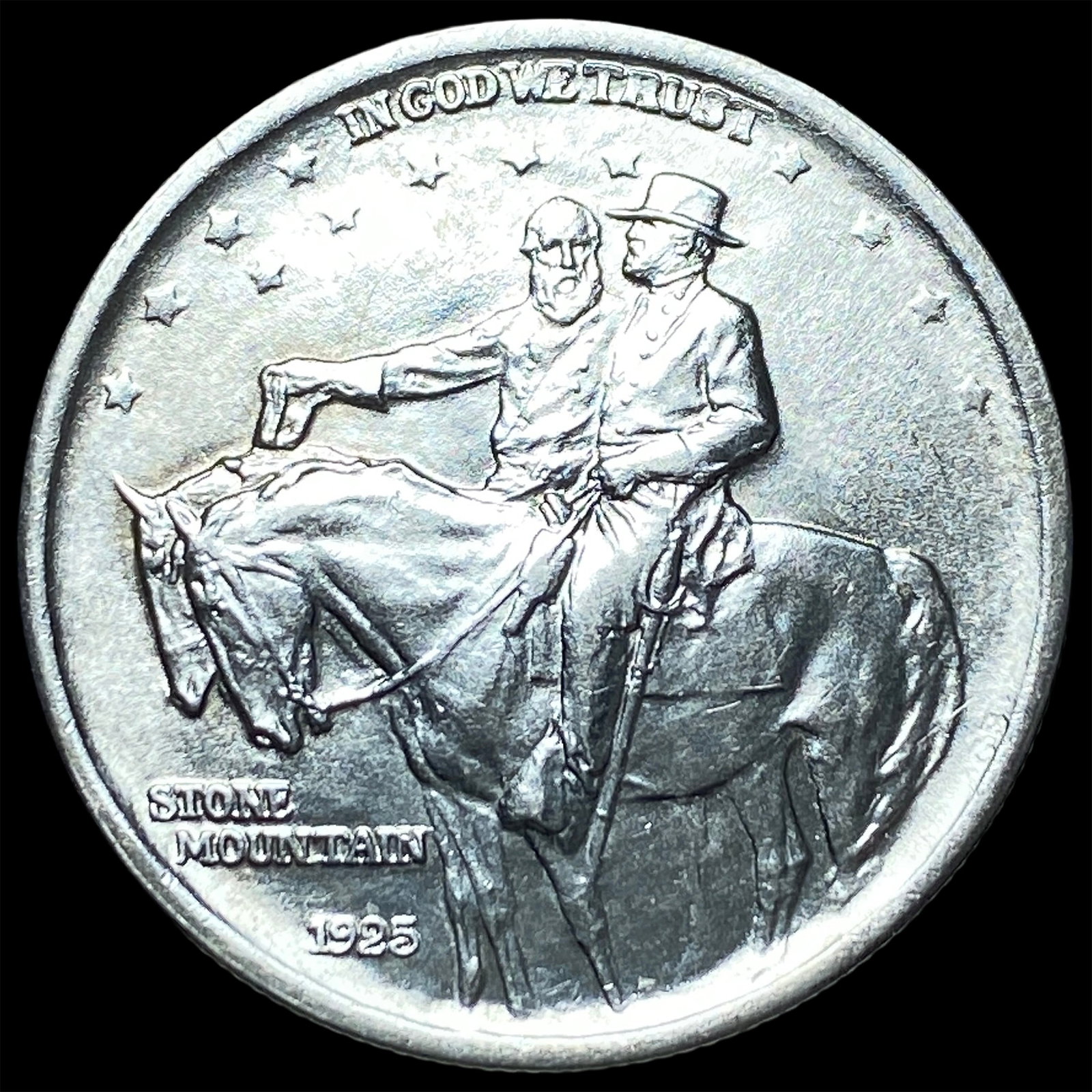 1925 Silver Stone Mountain Half Dollar UNCIRCULATED (1 of 2)