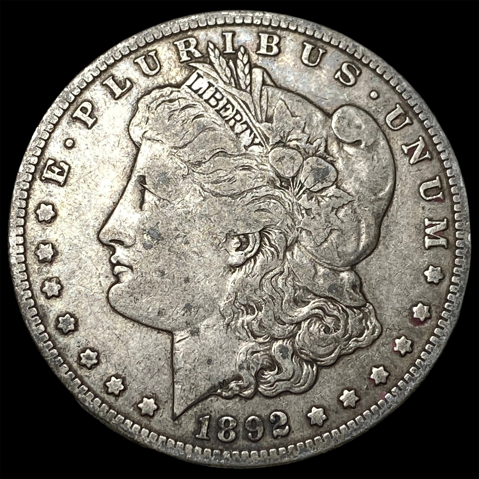 1892-S Silver Morgan Dollar LIGHTLY CIRCULATED: 1892-S Silver Morgan Dollar LIGHTLY CIRCULATED