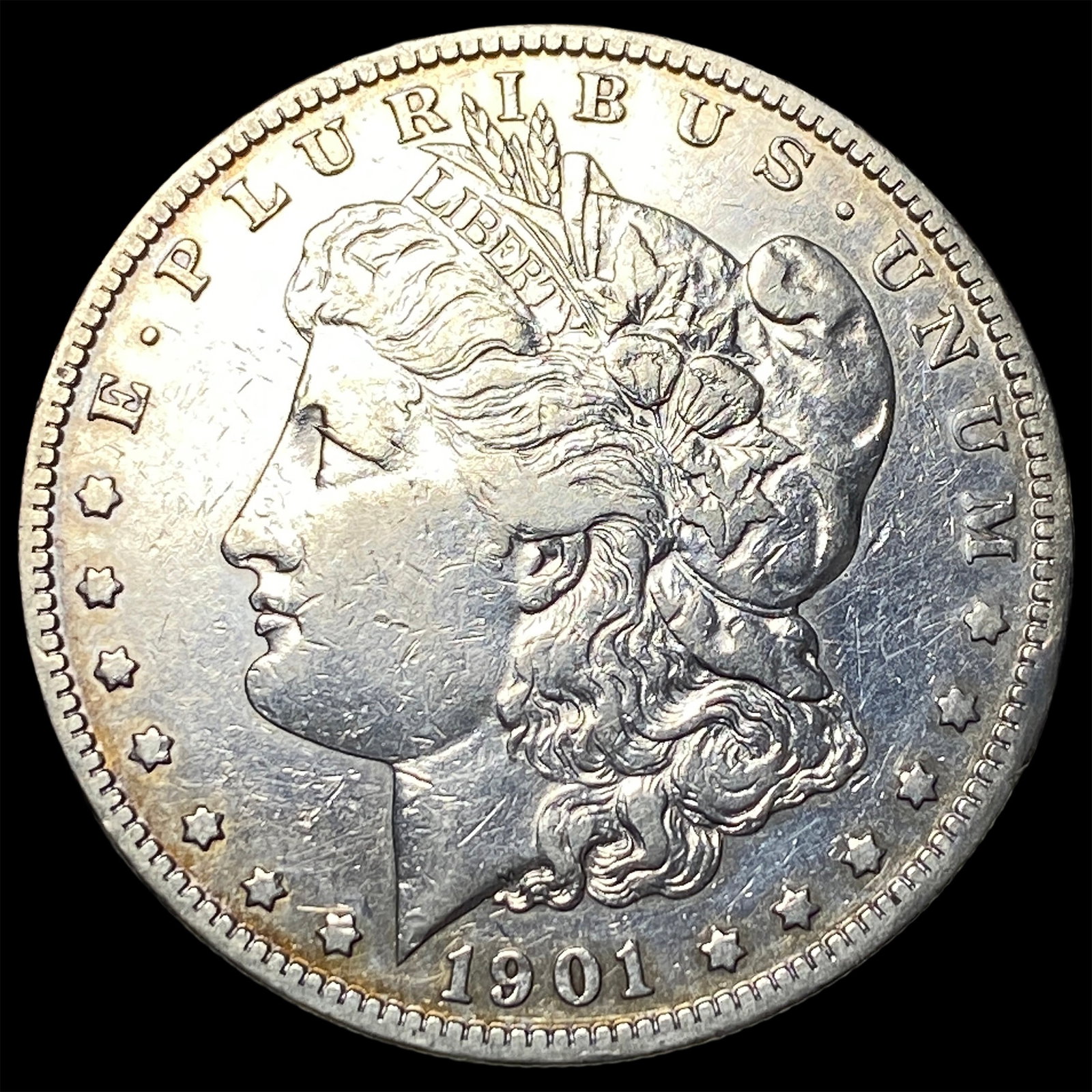 1901-S Silver Morgan Dollar NEARLY UNCIRCULATED (1 of 2)