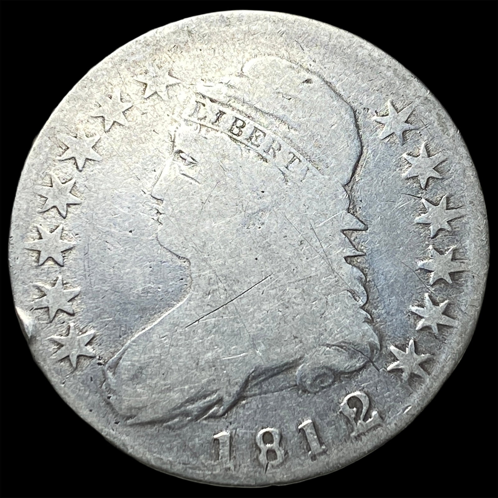 1812 Capped Bust Half Dollar NICELY CIRCULATED (1 of 2)