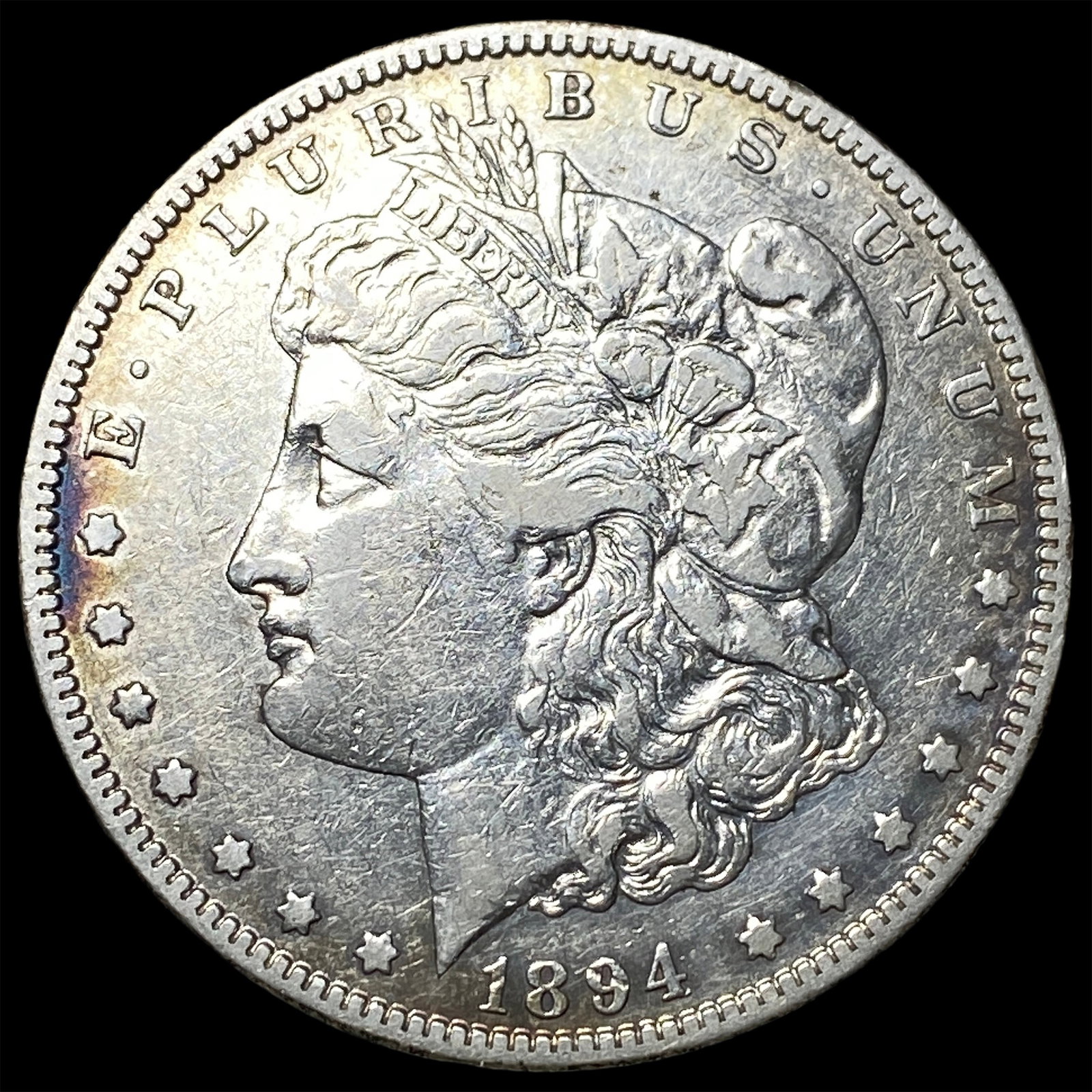 1894-S Silver Morgan Dollar NEARLY UNCIRCULATED: 1894-S Silver Morgan Dollar NEARLY UNCIRCULATED