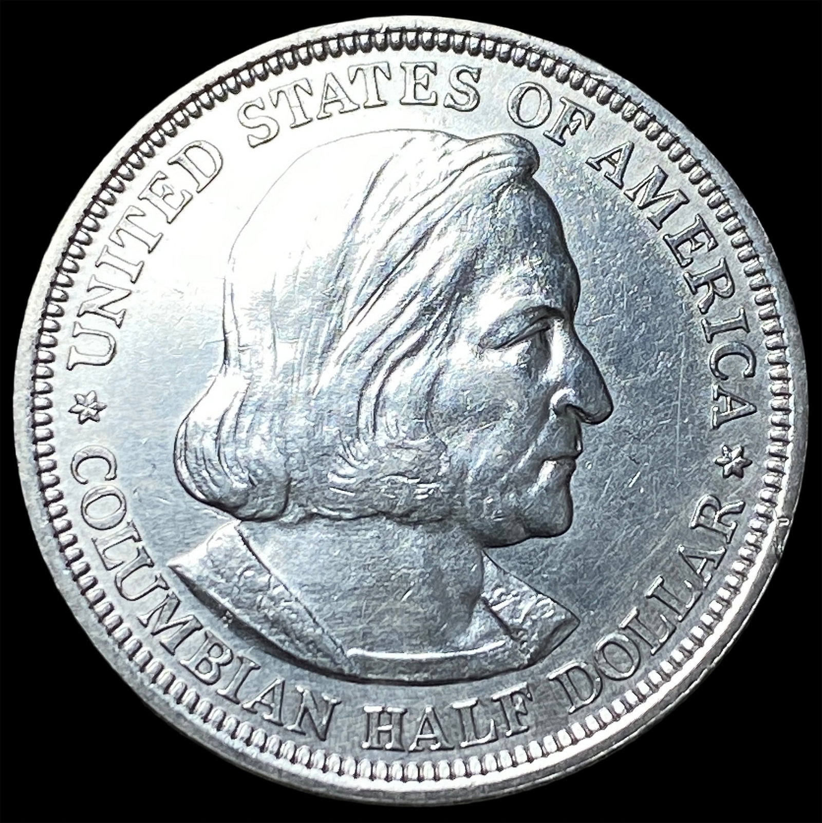 1892 Silver Columbian Half Dollar LIGHTLY CIRCULATED: 1892 Silver Columbian Half Dollar LIGHTLY CIRCULATED