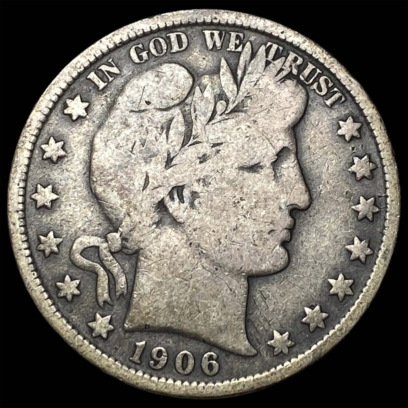 1906 Barber Half Dollar NICELY CIRCULATED (1 of 2)