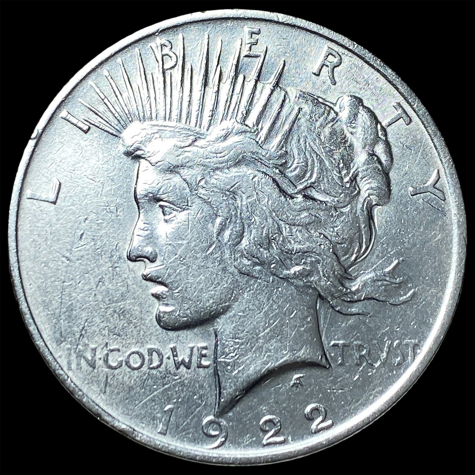 1922 Silver Peace Dollar CLOSELY UNCIRCULATED: 1922 Silver Peace Dollar CLOSELY UNCIRCULATED