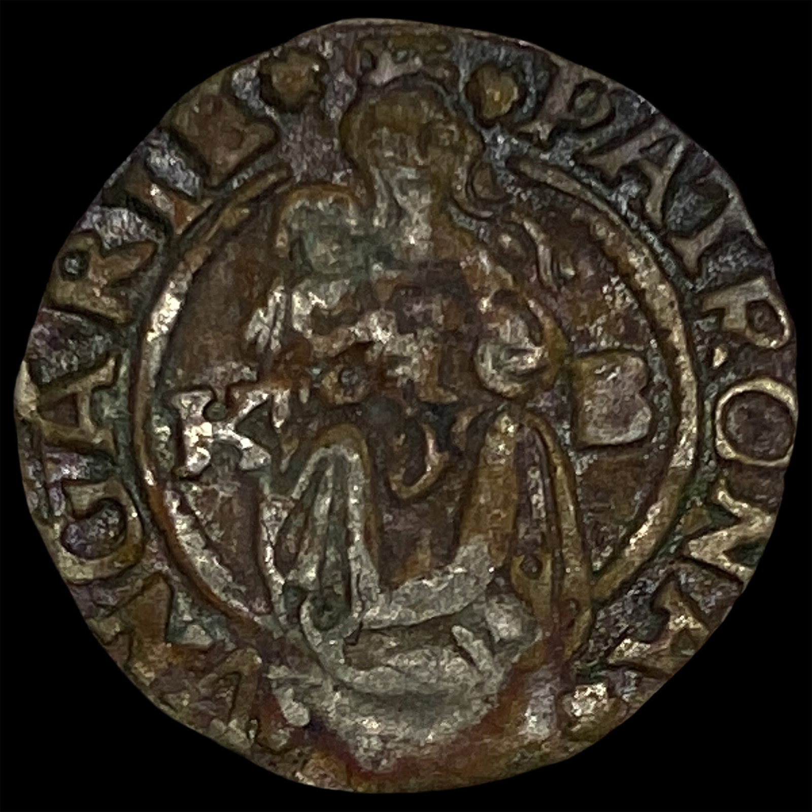 1542KB Hungary Ferdinand I Silver Denar (1 of 2)