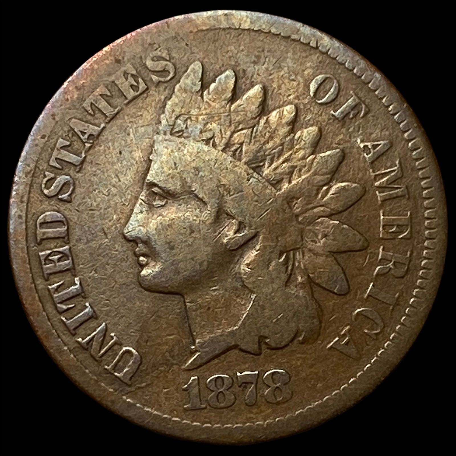 1878 Indian Head Cent NICELY CIRCULATED: 1878 Indian Head Cent NICELY CIRCULATED