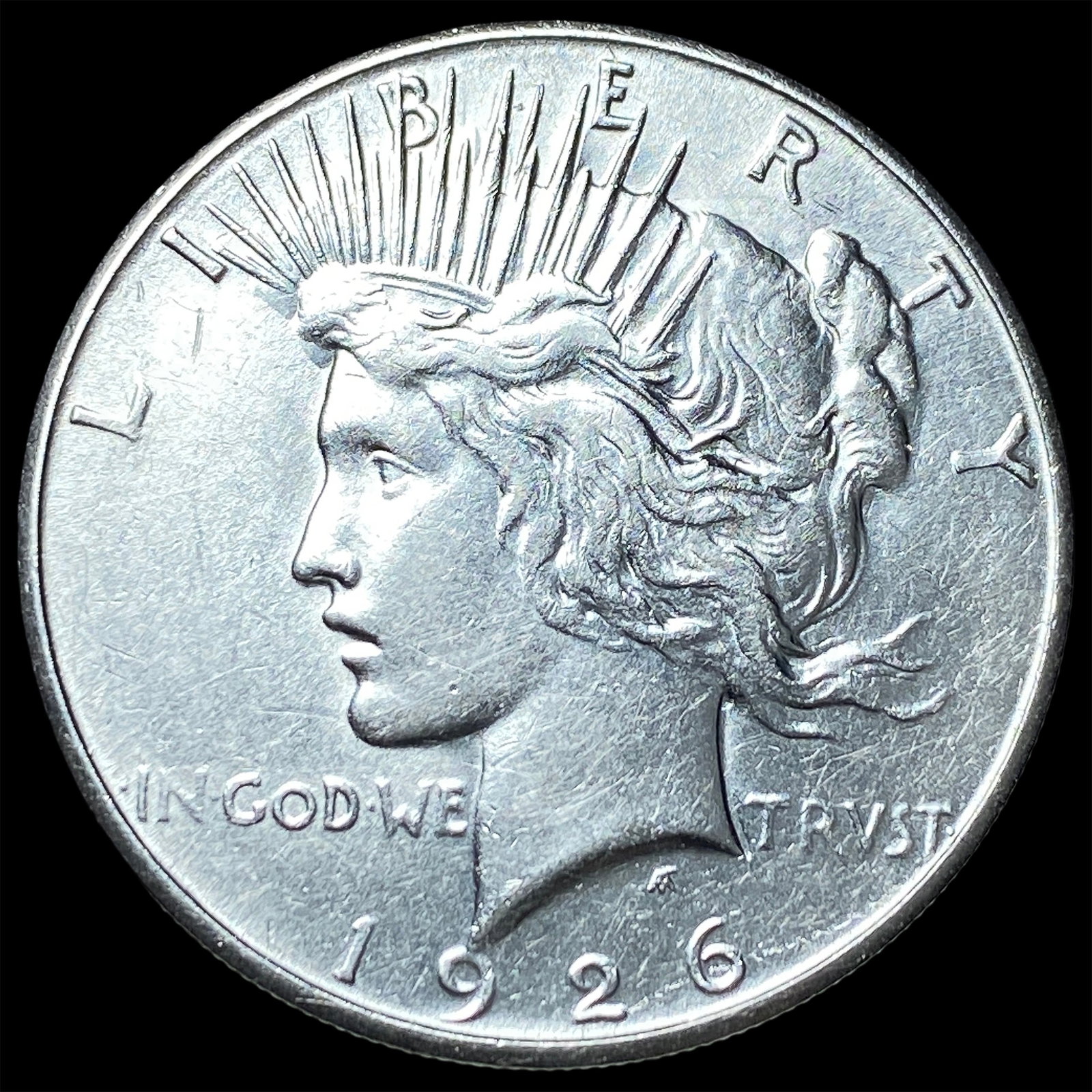 1926 Peace Silver Dollar CLOSELY UNCIRCULATED: 1926 Peace Silver Dollar CLOSELY UNCIRCULATED